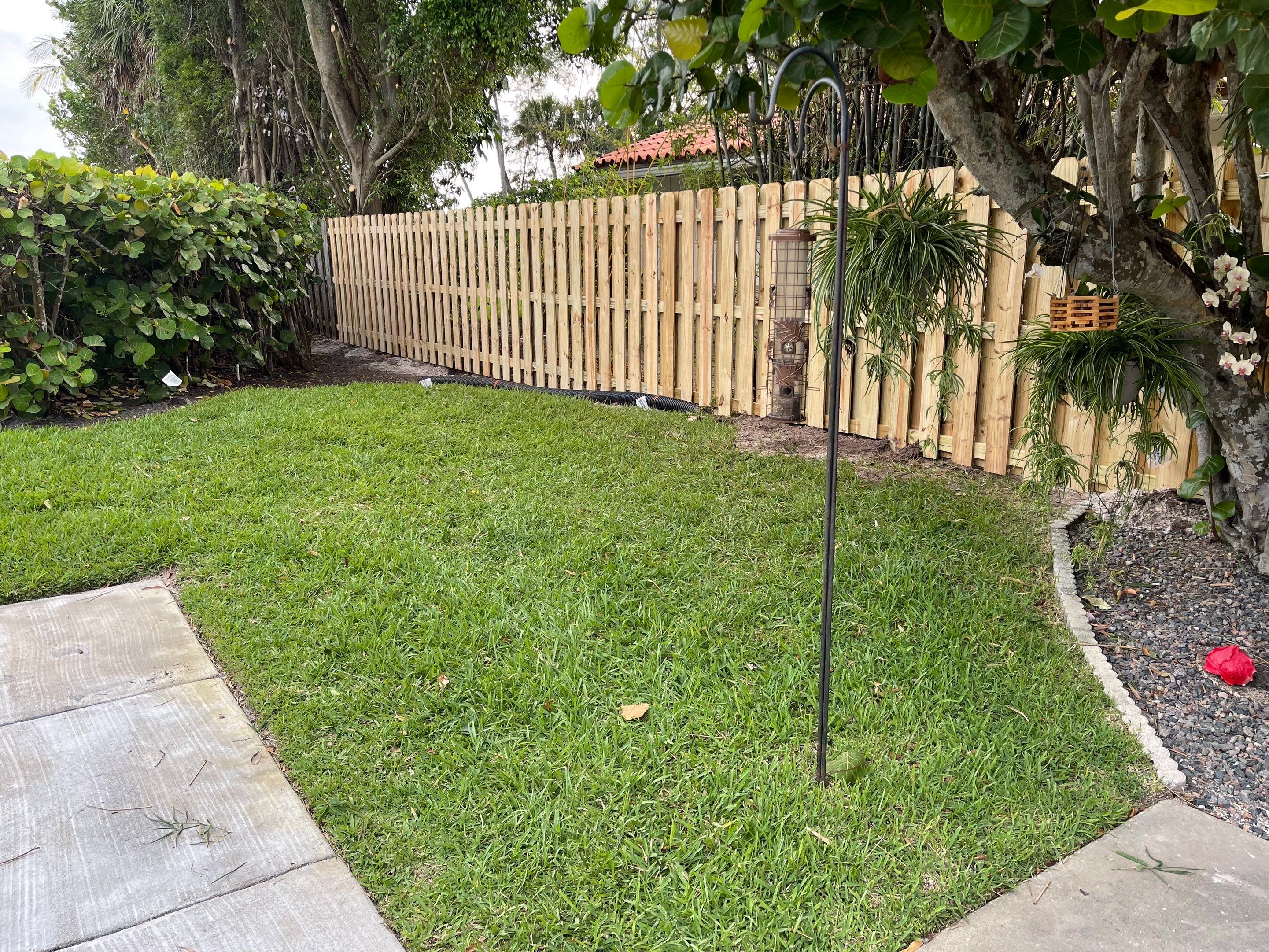 Longboat Key, FL 6 ft. Tall Entry Gates & Shadowbox Wood Fence by Asap fence and gates, LLC
