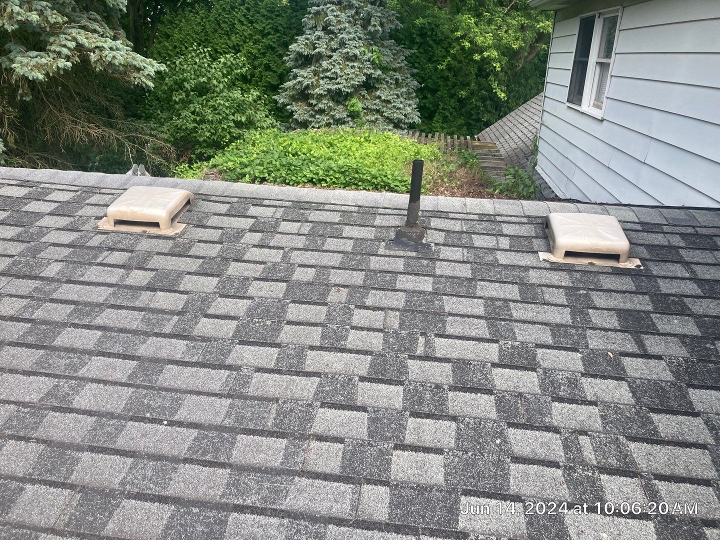 Residential Roof Replacement using Owens Corning Duration Driftwood by Absolute Roofing and Construction