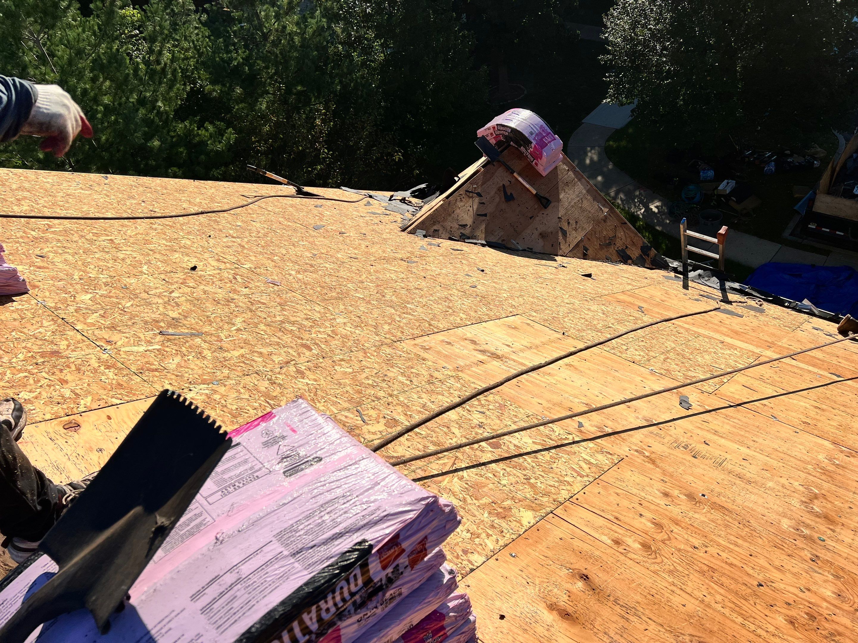 Full Residential Roof Replacement and Decking Repair in Brunswick by Frederick Roof Repair