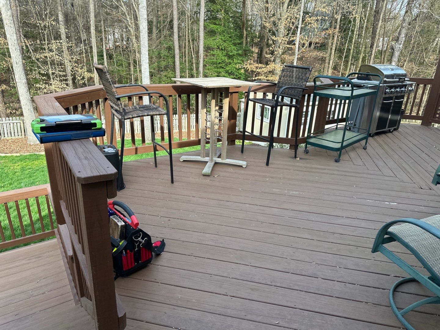 Coated Deck using AcryFin by DuraSeal