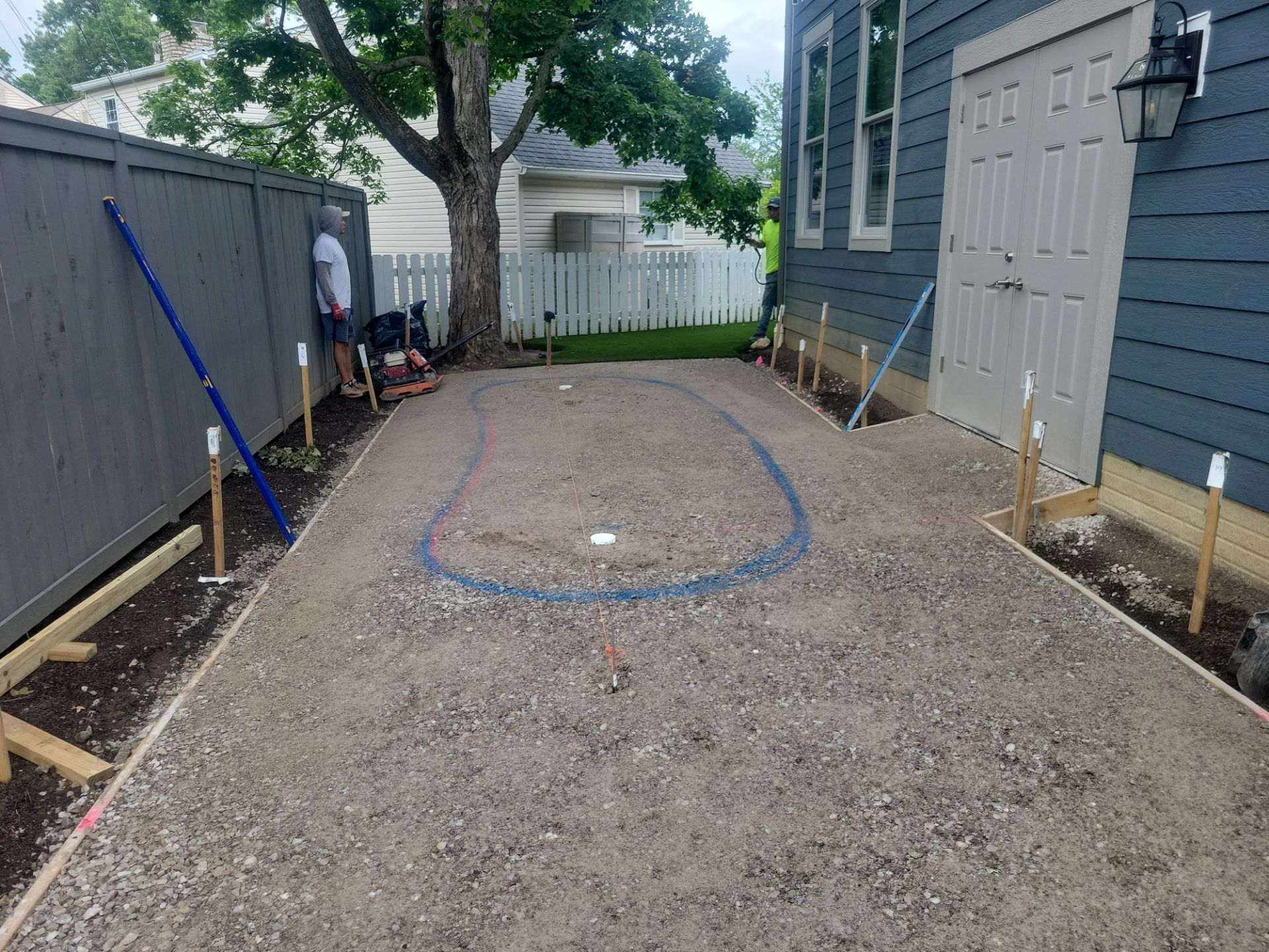 Custom Synthetic Lawn and Putting Green Installation in Upper Arlington by Southwest Greens Midwest