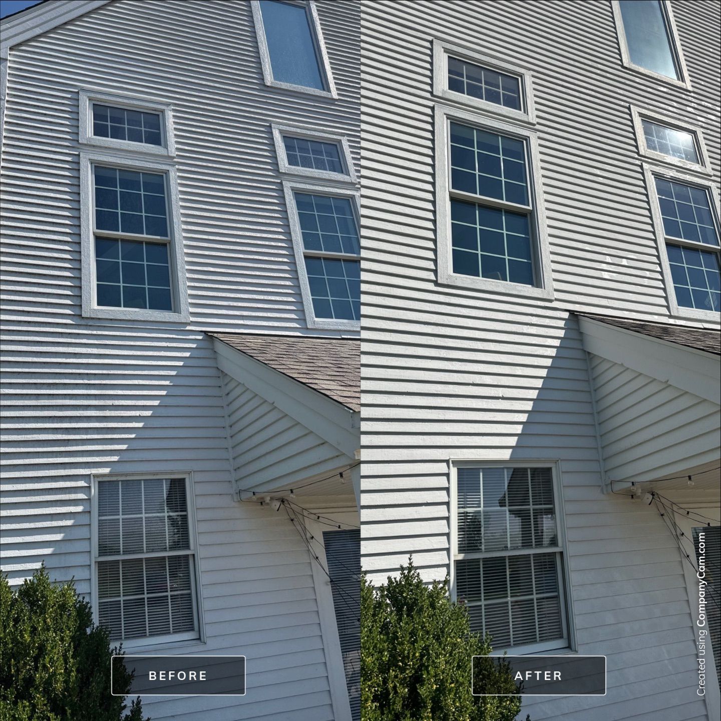 Chain of Lakes Community Bible Church Exterior Wash by Simmons Power & Soft Washing