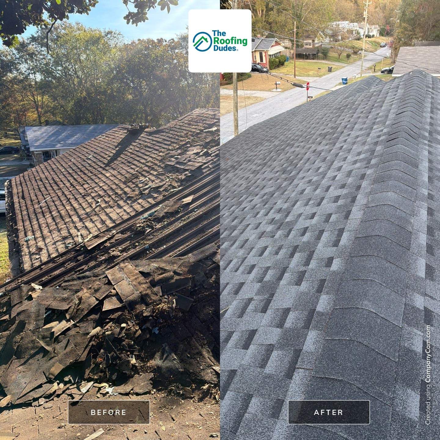 Roof Replacement in Midfield (Charcoal Shingles) by The Roofing Dudes