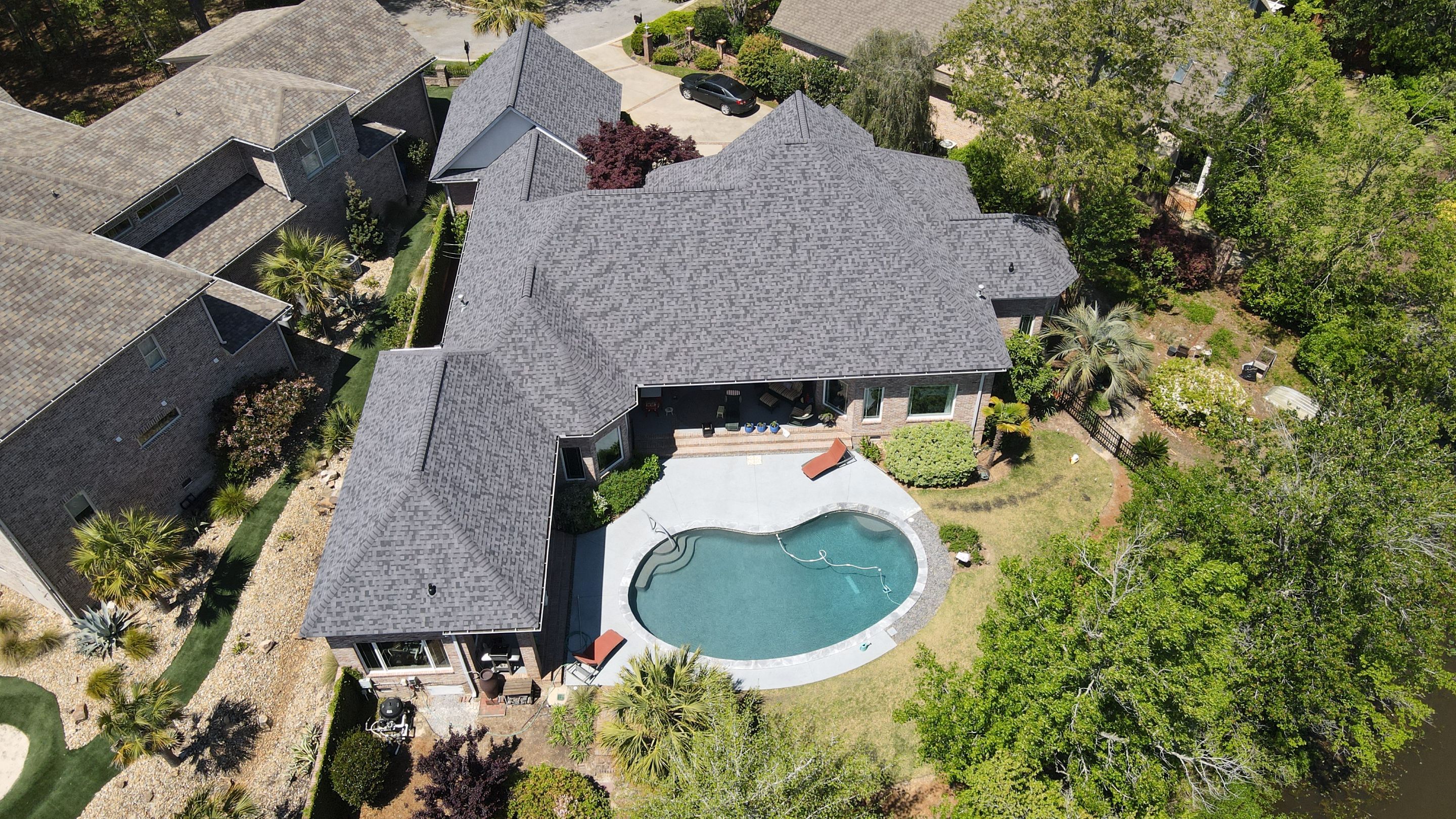 Residential Roofing Installation using Owens Corning Duration Midnight Plum by Indigo State Roofing
