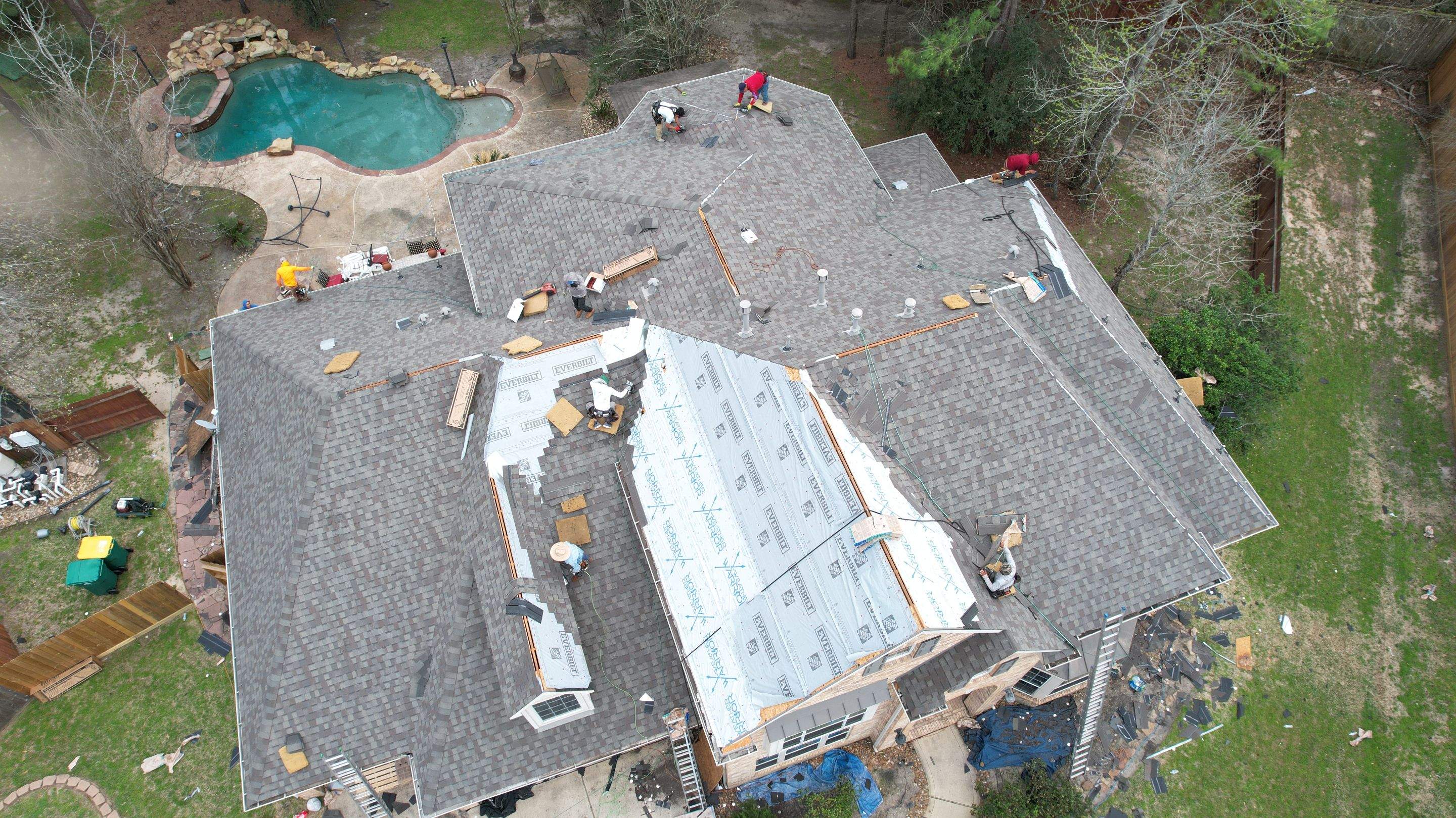 Two-Story Estate Roof Replacement — Spring, TX by PL Roofing & SB Roofing, LLC.