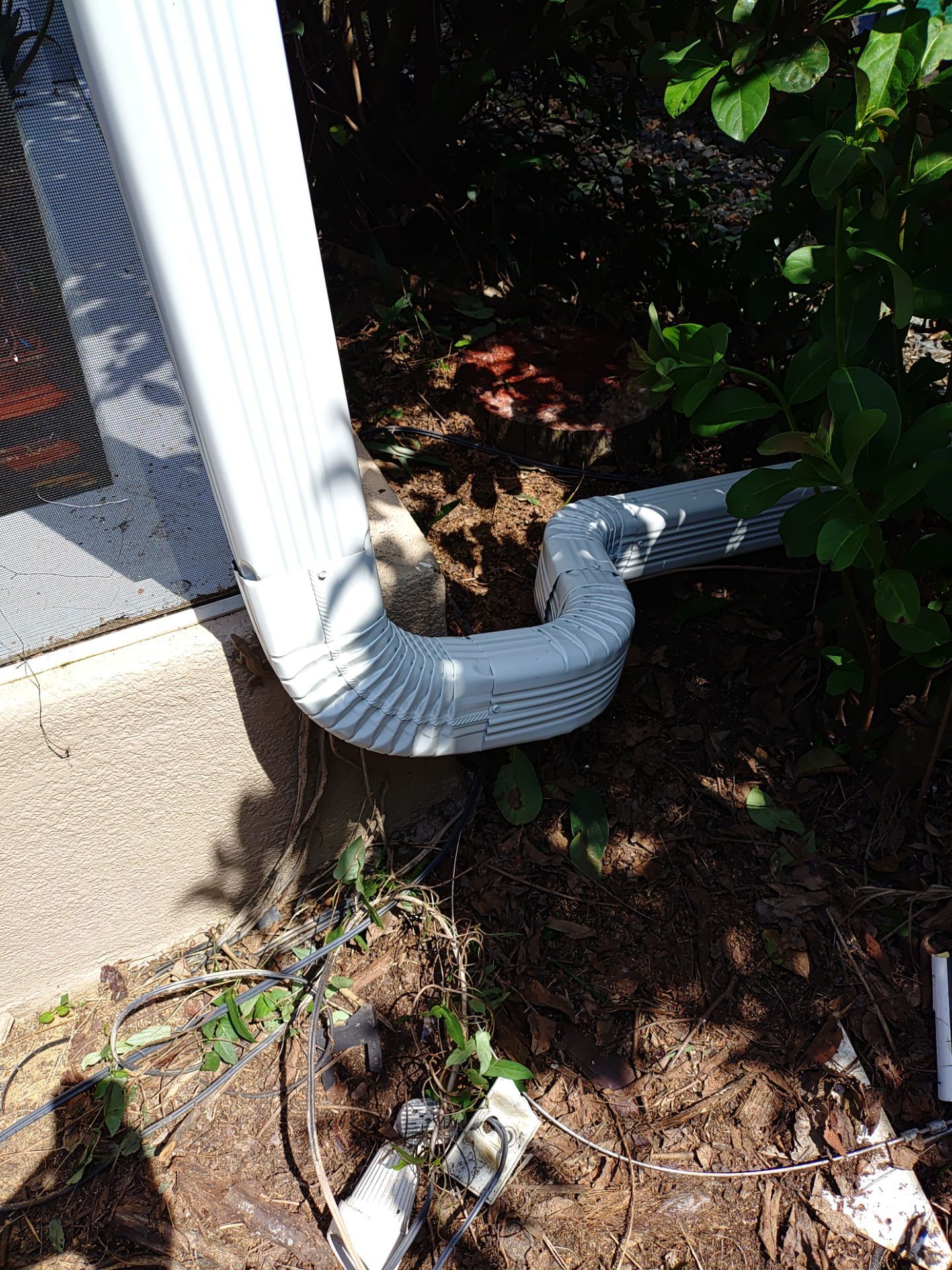 Leaf Guard and Splash Guard System Installation by Gutter Professors