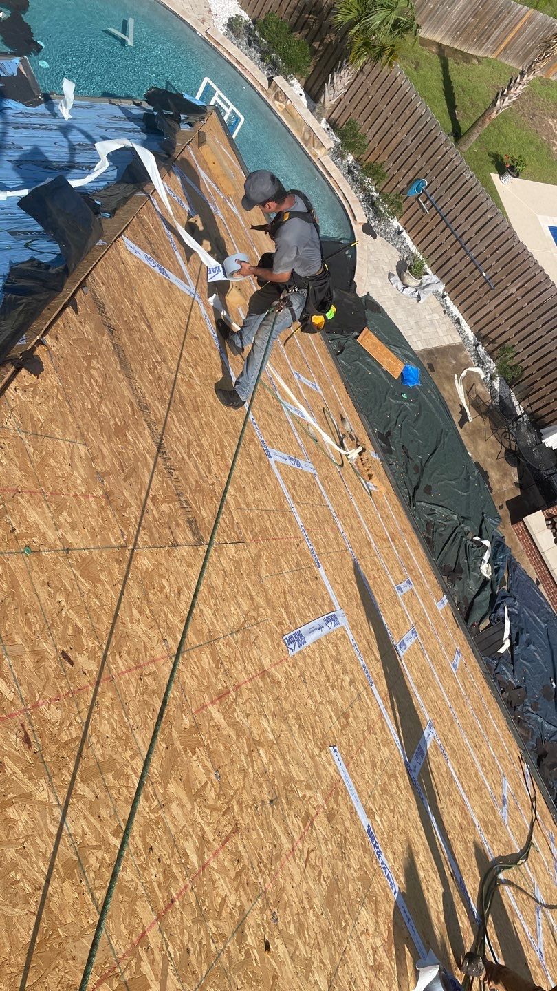 Residential Roofing Repair using Roof Replacement by American Roofing & Construction LLC