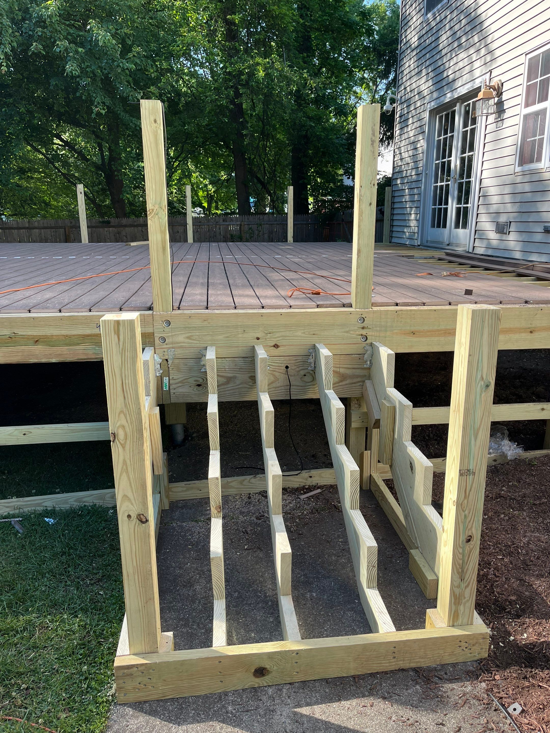 New Deck in Robinsville by deck guardian