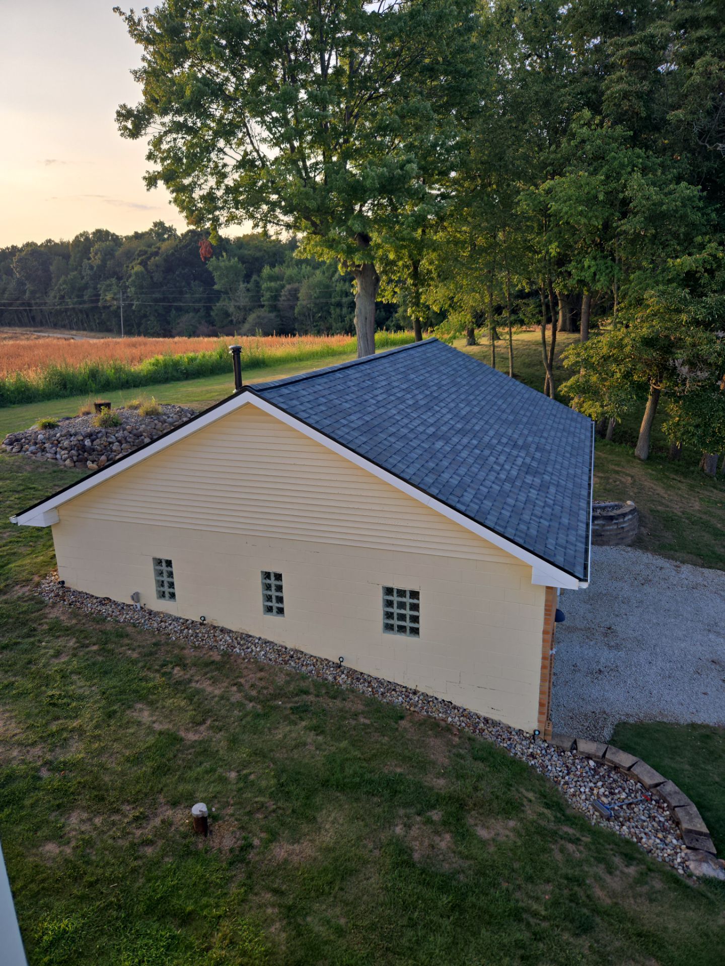 CT Landmark, Color, Georgetown Grey, Drip Edge, Black by Eagle Eye Roofing