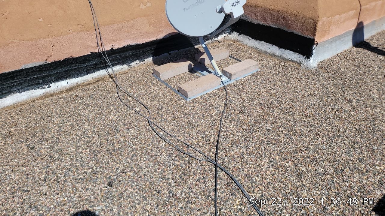 Roof Maintenance and Low-E Tempered Glass Skylight Replacement on Gravel Roof in Northwest Albuquerque by Doyle Roof Masters Inc