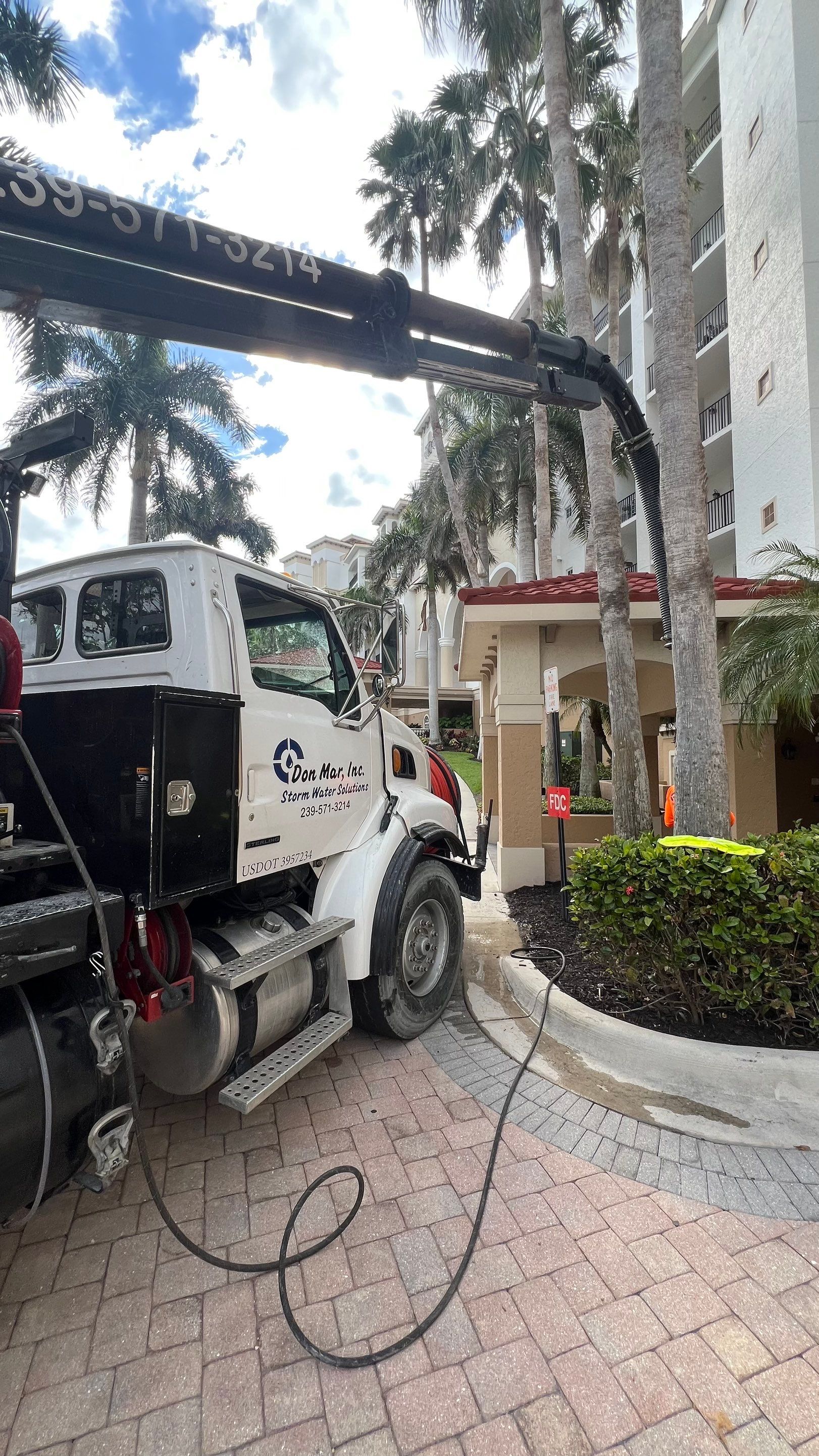Condo Parking Garage Cleanup and Stormwater System Maintenance by APS Power & Water