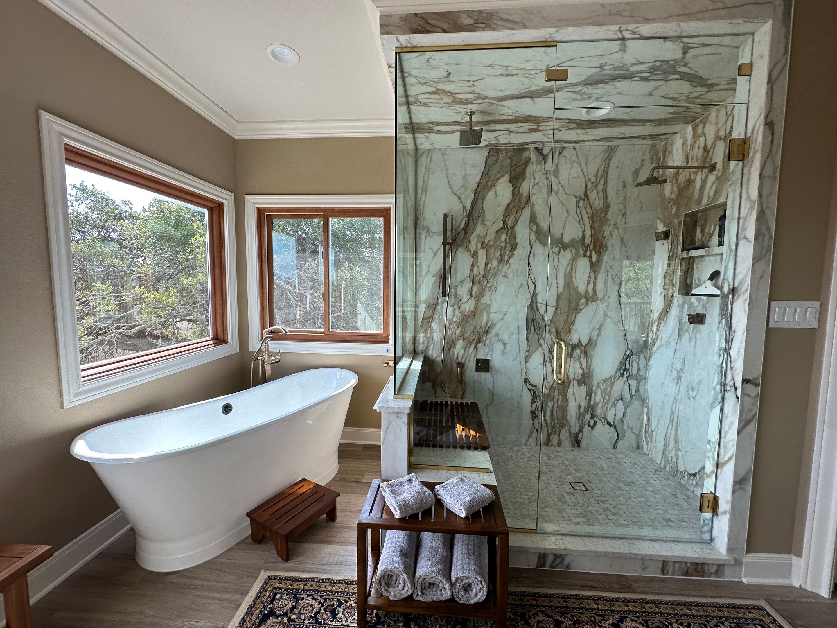 Stunning Cordillera Ranch Bathroom Remodel with Freestanding Tub by Legacy Bath and Kitchen