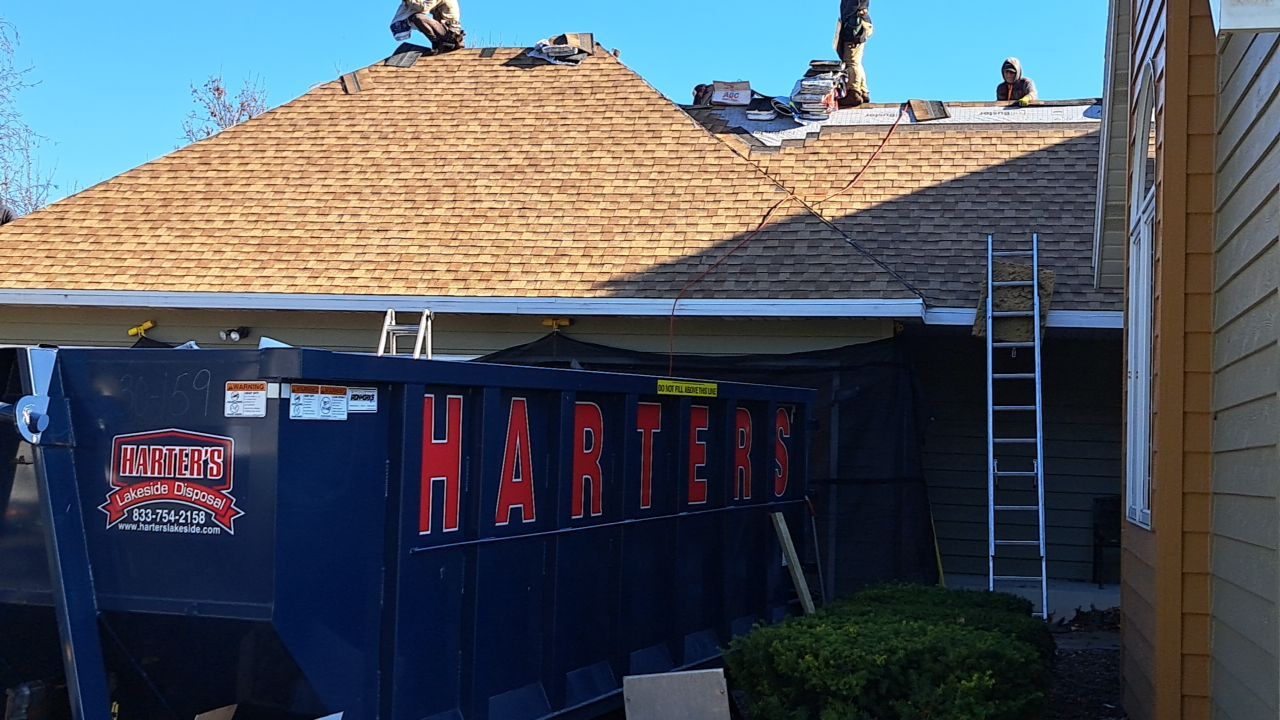 Residential Roof Installation in Plymouth, WI by Gellings Roofing & Siding