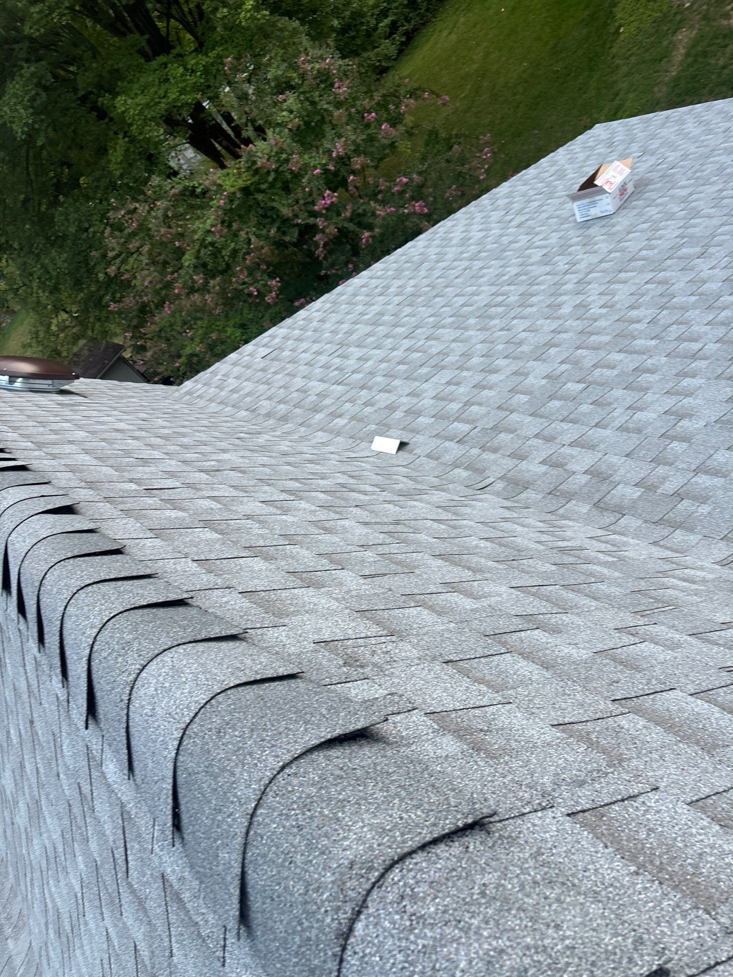 Residential Roofing Installation using GAF Timberline HDZ Fox Hollow Grey by Rainstoppers Roofing