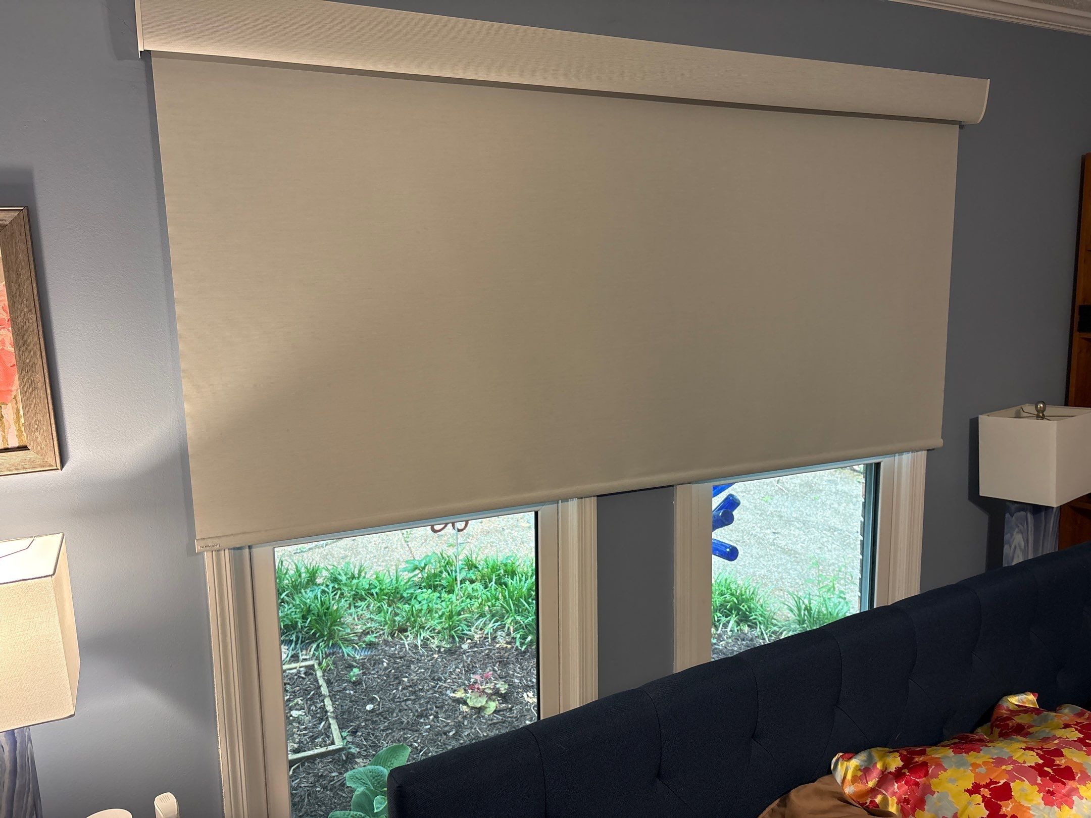 Roman and Roller Shade Project in Huntsville by Blinds and Borders