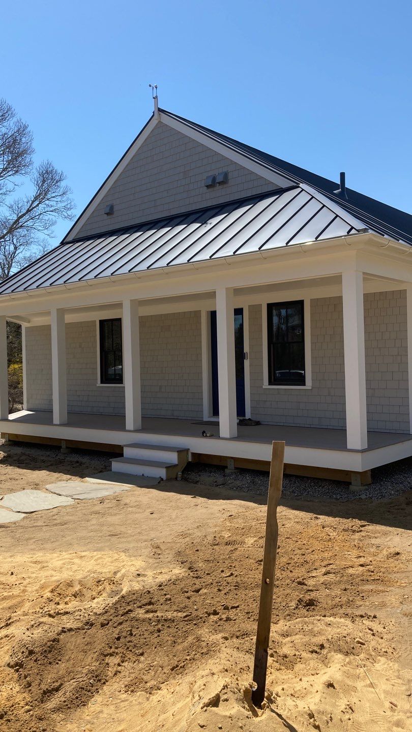 Gutter Installation using 6" Half Round Aluminum Gutter in Orleans, MA by Gutter Pro Enterprises