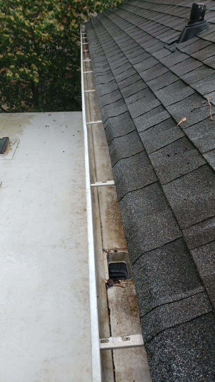 Gutter Cleaning using cleaner by Power Wash Masters LLC