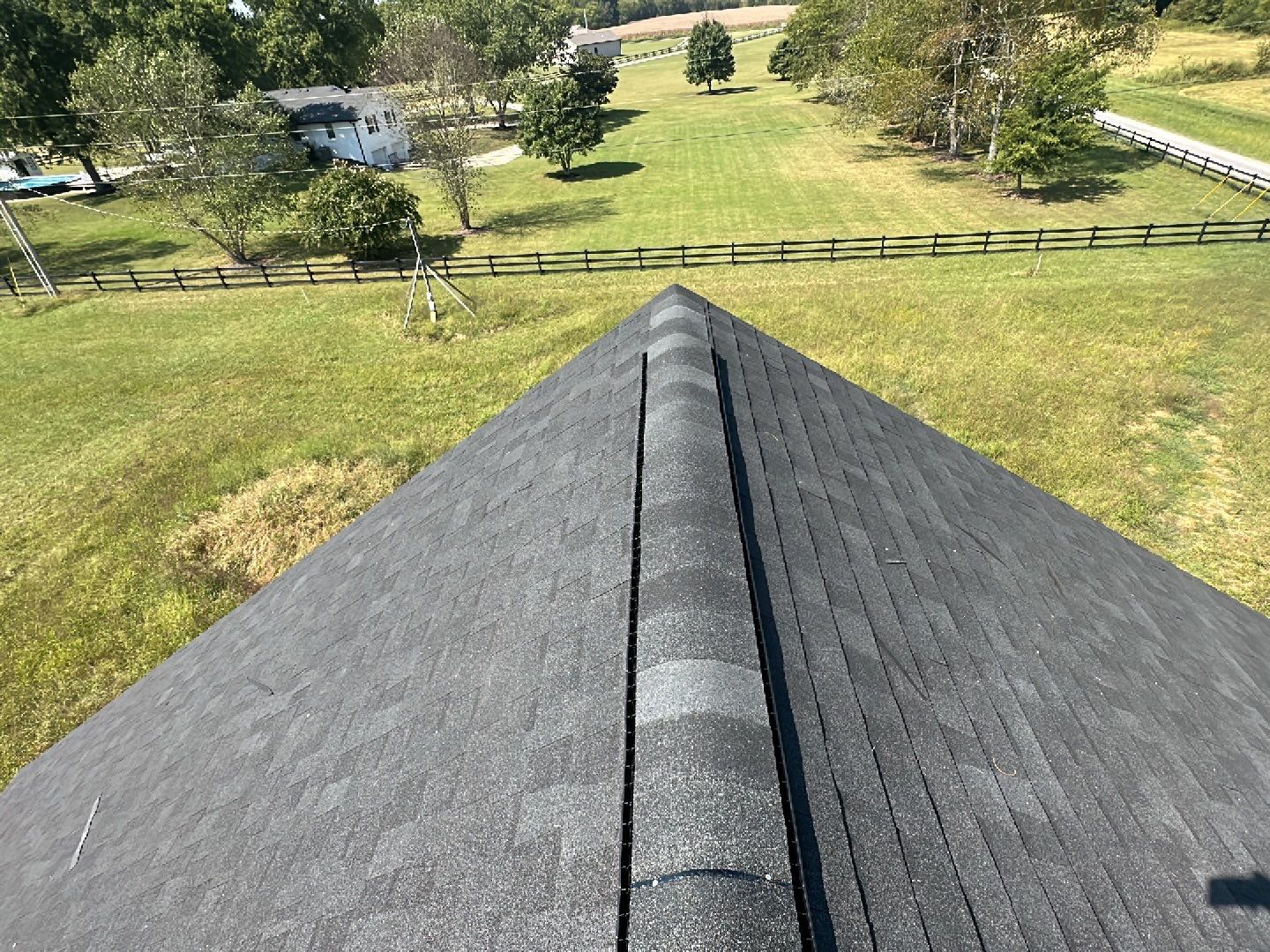 Residential Roofing Installation using Tamko Heritage AR with Standing Seam Metal Porch by Undersun Roofing 