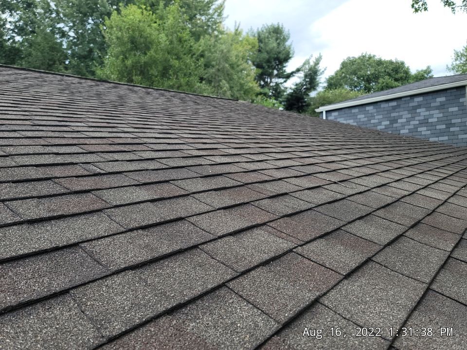 ATLAS PINNACLE COLOR: MORNING HARVEST DRIP EDGE: MUSKET BROWN by Eagle Eye Roofing