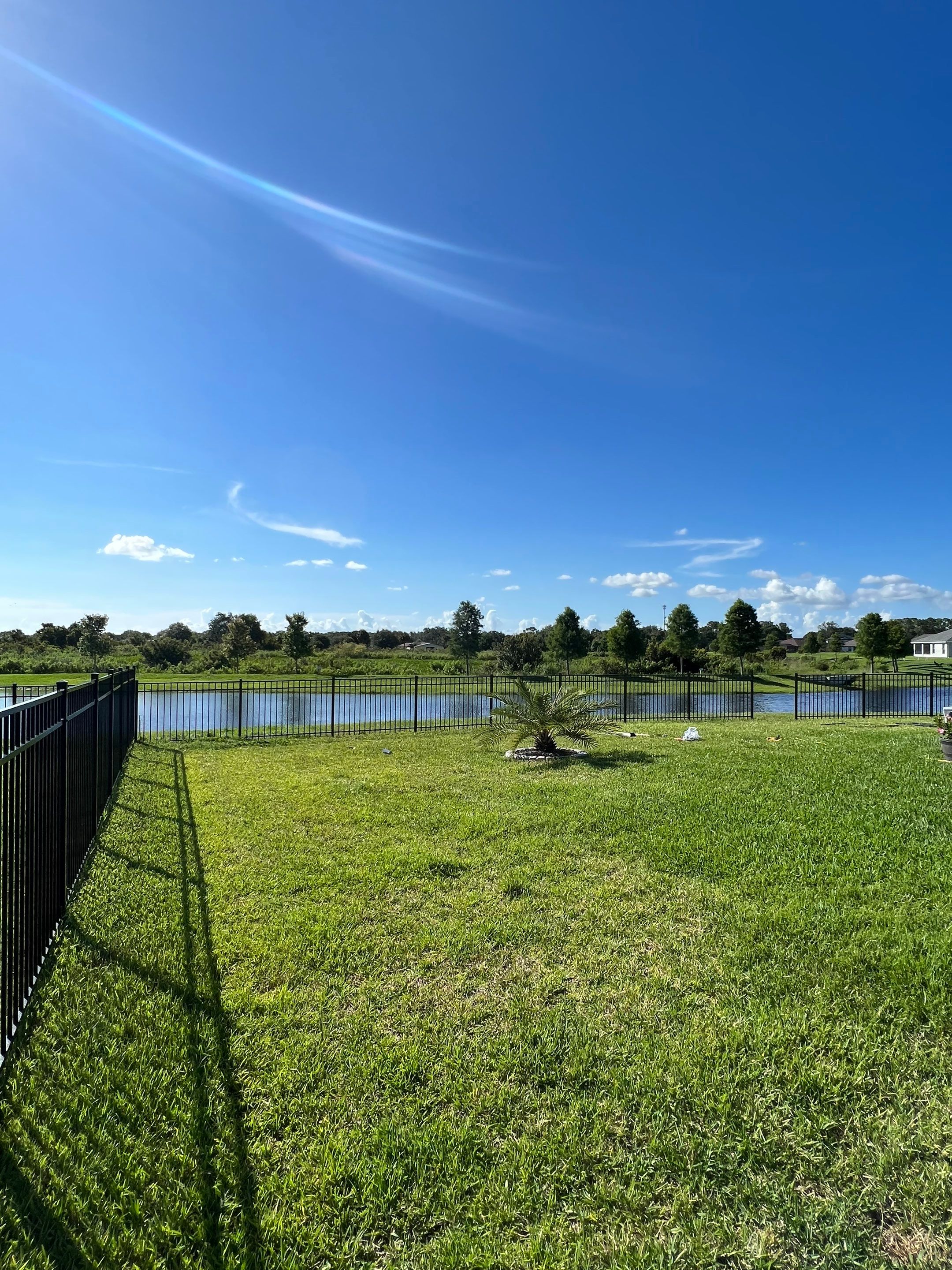 Parrish, FL 4ft. Tall 3-Rail Black Aluminum Fence by Asap fence and gates, LLC