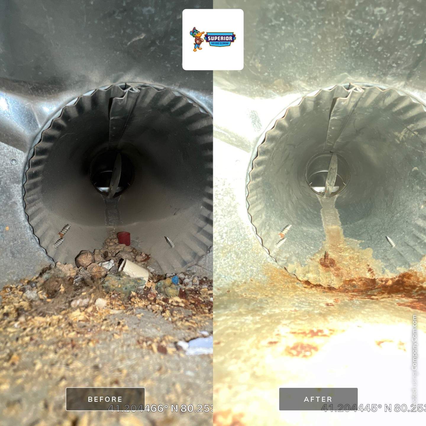 Air Duct Cleaning With a Vacuum Truck in Mercer, PA by Superior Air Duct Cleaning