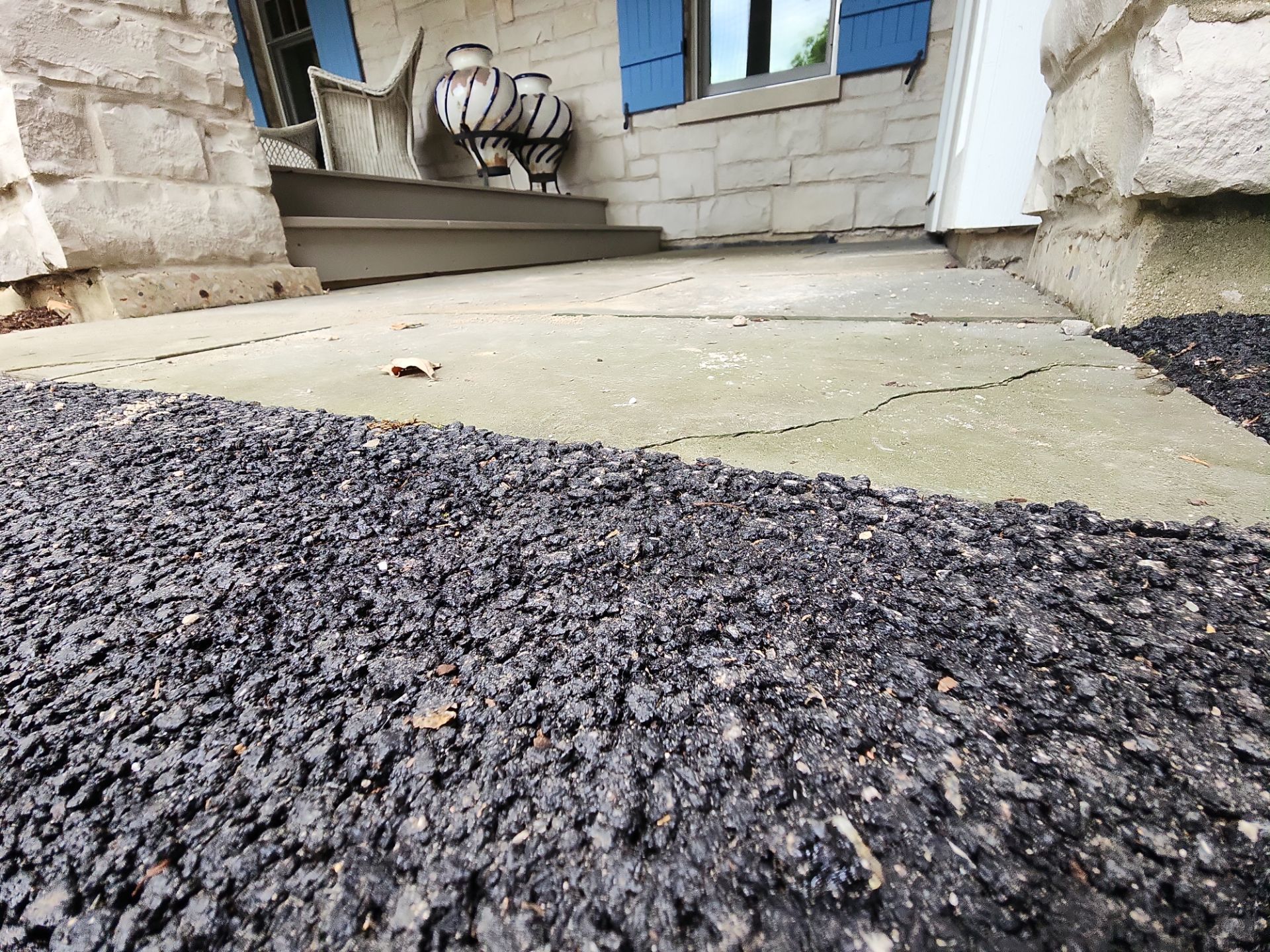 Glenview stone repair, and cleaning by Northern Power Washing LLC.