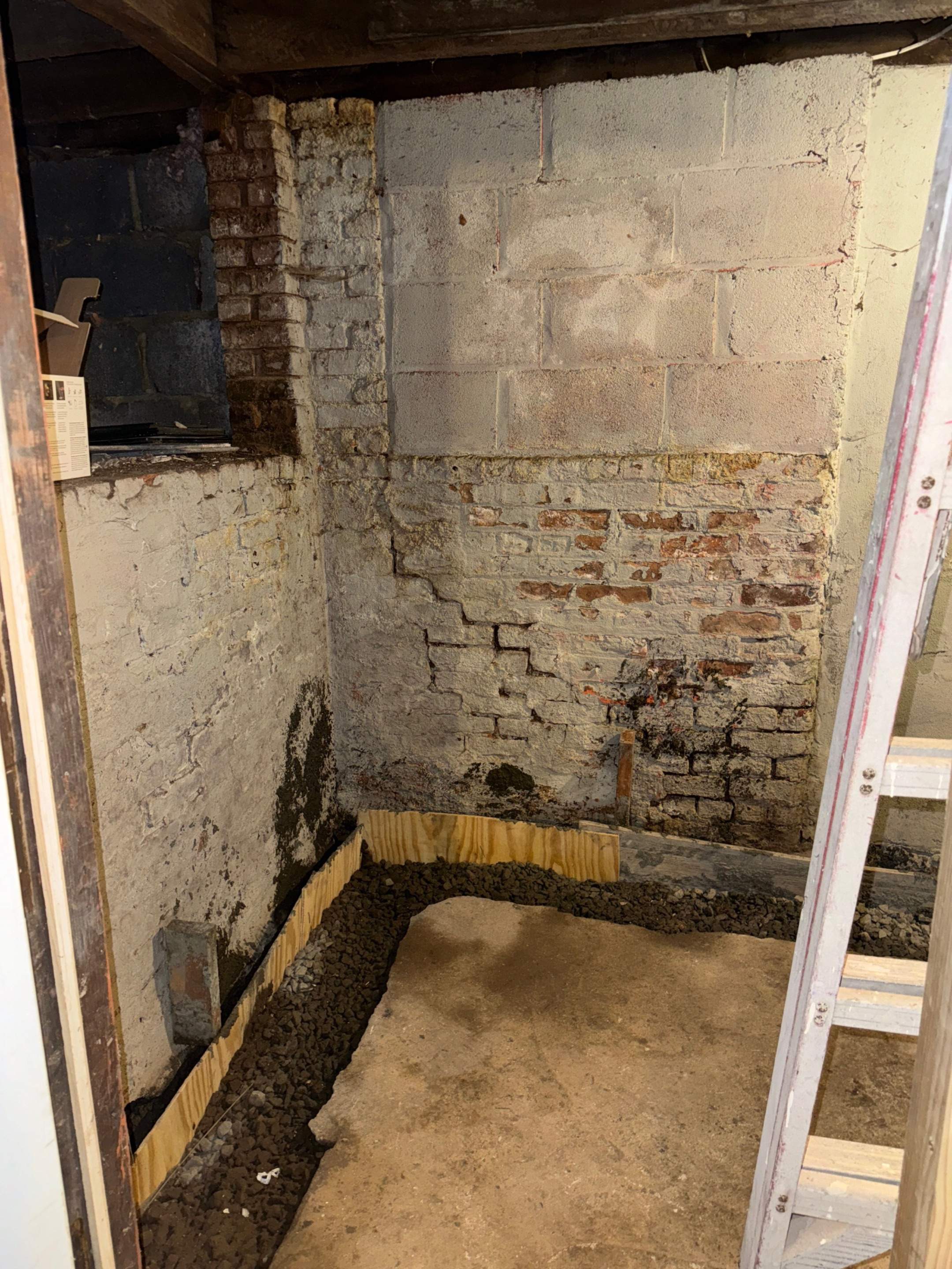 Interior French Drain & Wall Vapor Barrier in Newark, NJ  by Pure Service Pro, LLC 
