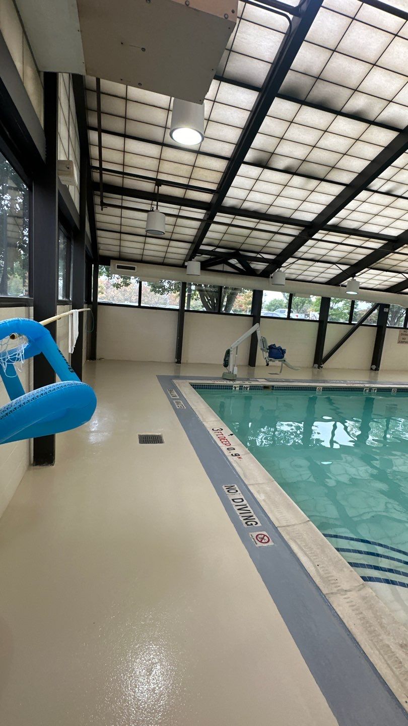 Hotel Pool Deck Project in Cranberry Township by Floors in a Day, Inc