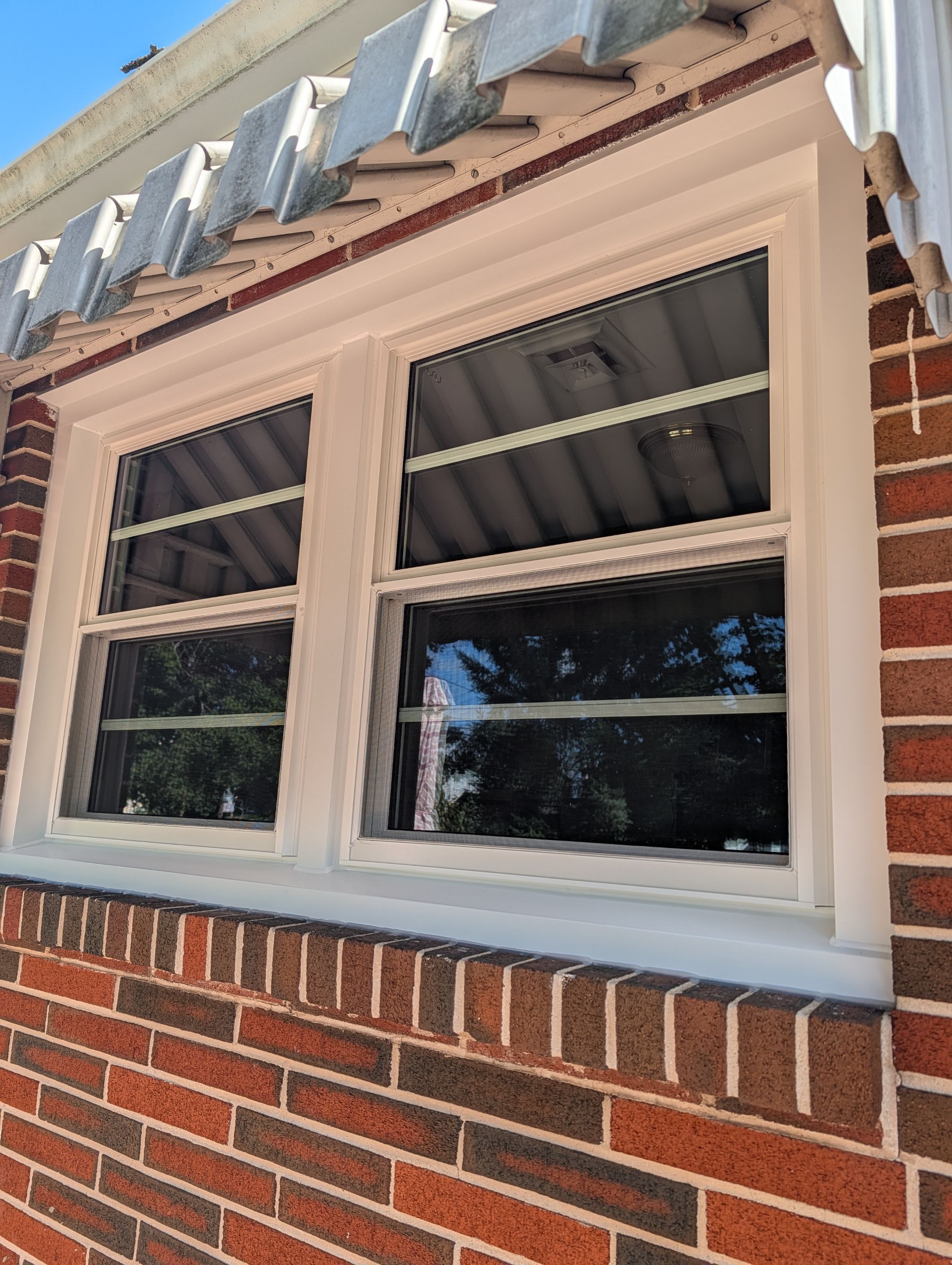 Twin Double Hung Units by Aspen Home Improvements