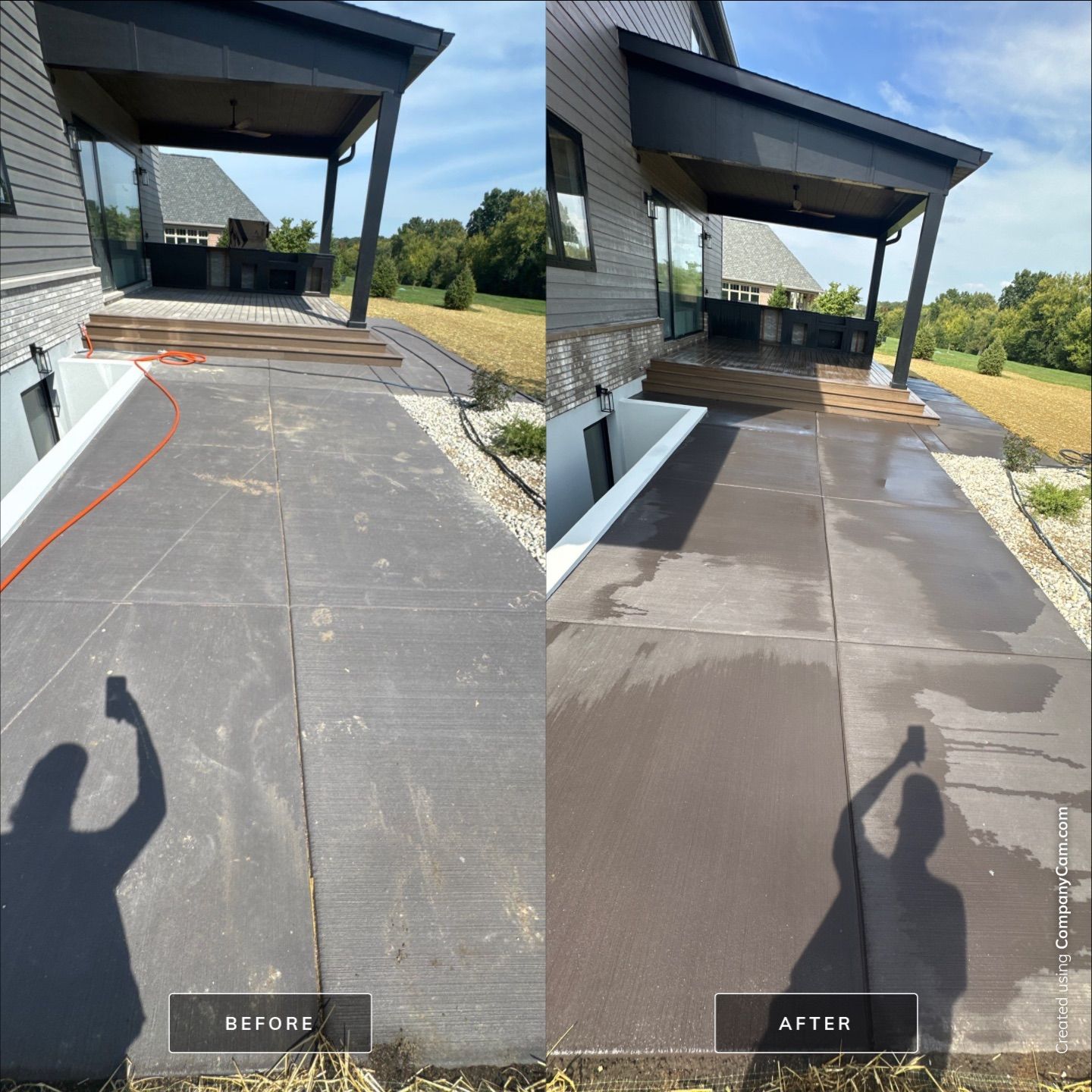 Project in Lake Barrington by Simmons Power & Soft Washing