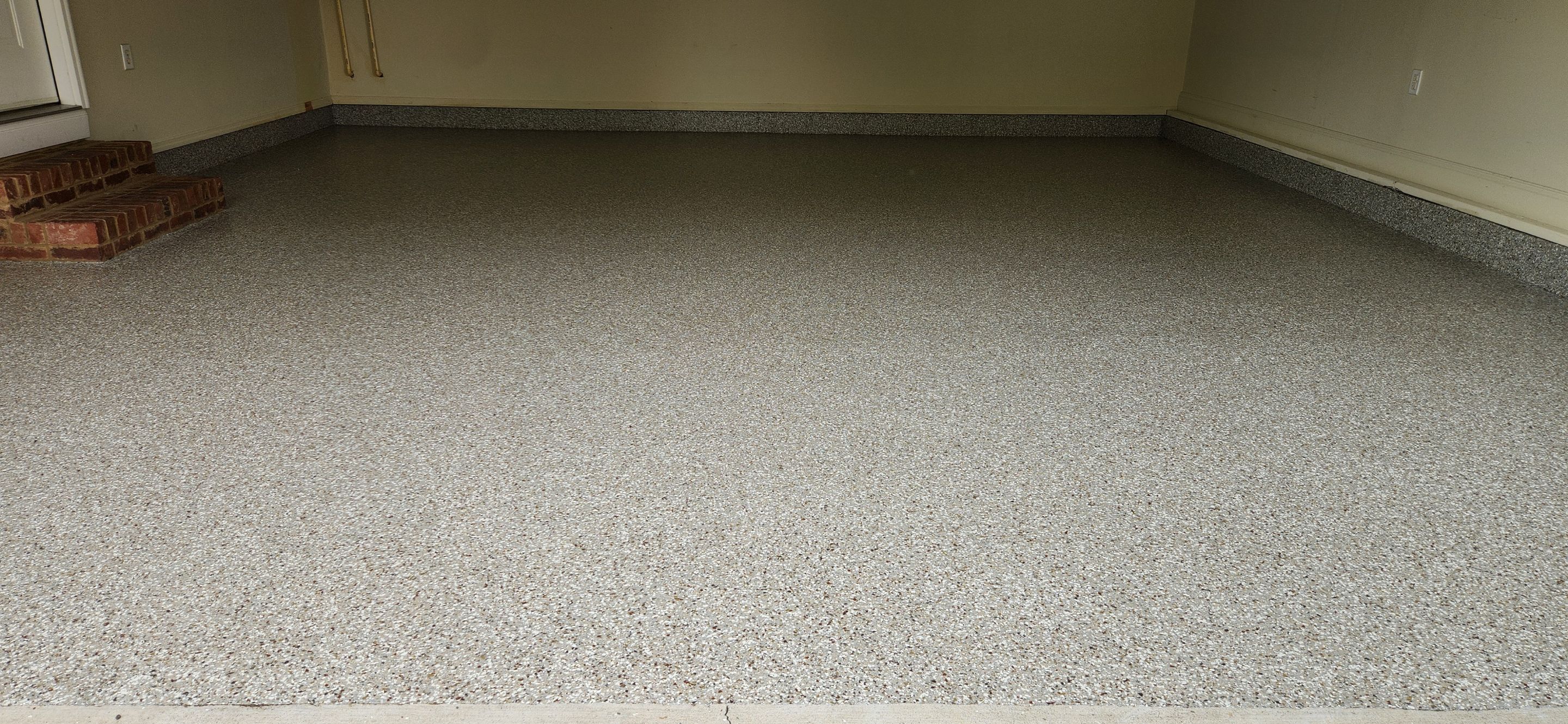 Garage renovation using Creekbed by Elite Floor Solutions