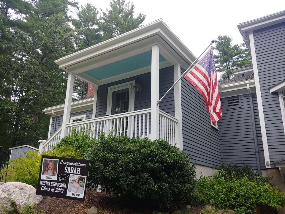 Weston, MA Gutter Installation using 4x5 FiberGlass Gutter by Gutter Pro Enterprises
