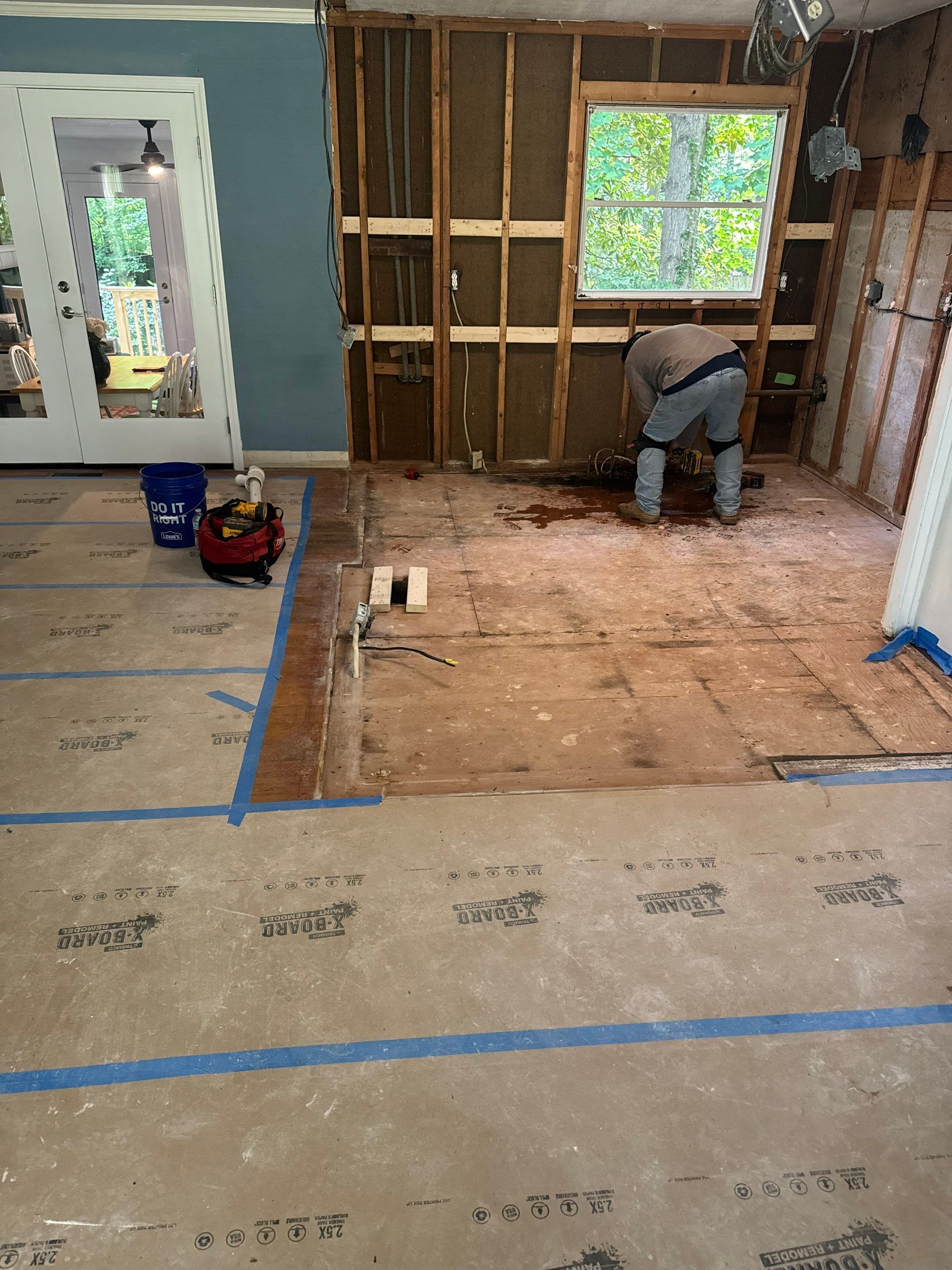 Modern Kitchen Remodeling with Large Central Island in Doraville by Swift Home Renovations