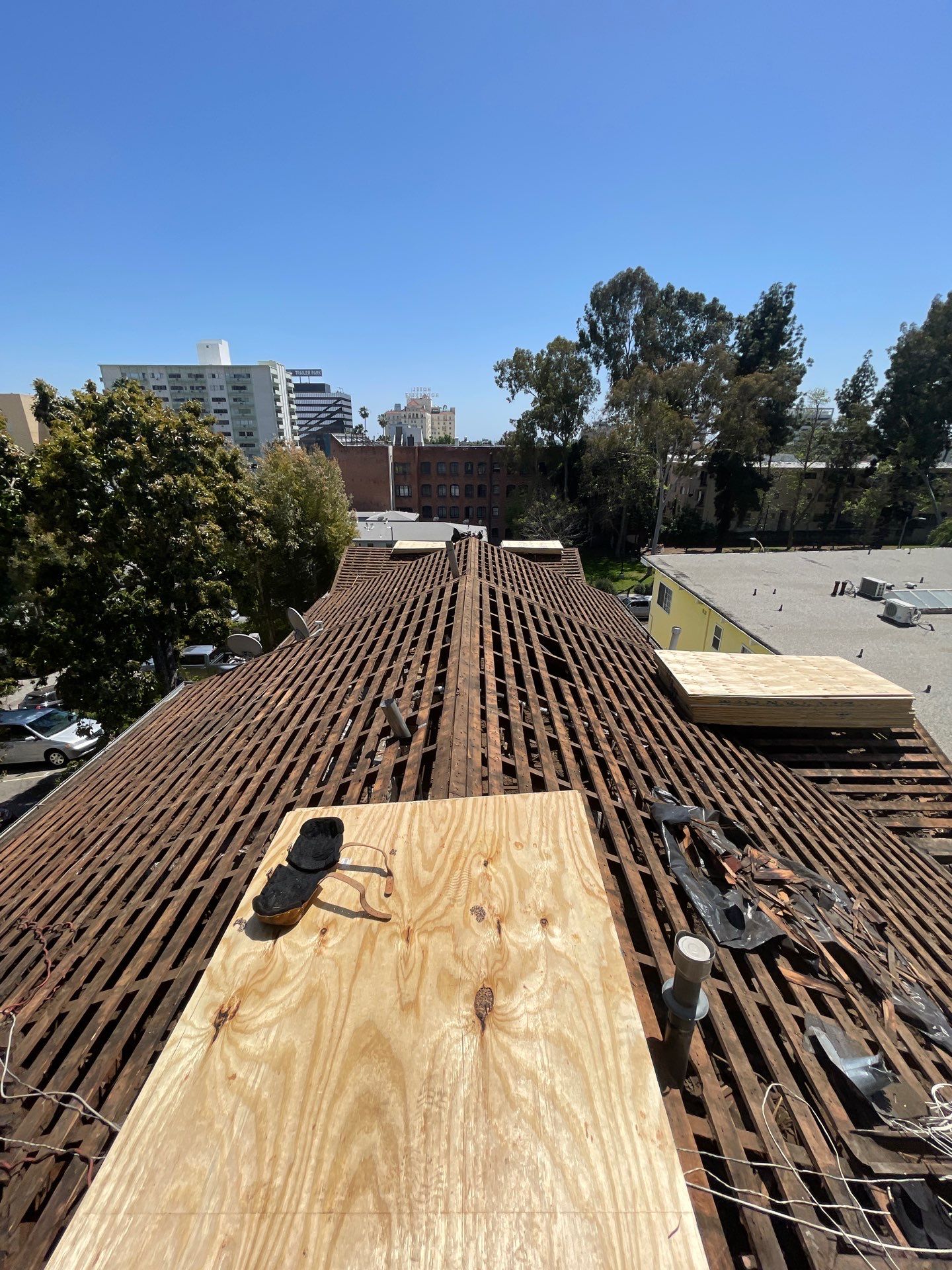 Roof Replacement at the Magic Castle Hotel- Los Angeles, CA 90028 by Epic Roof Replacement