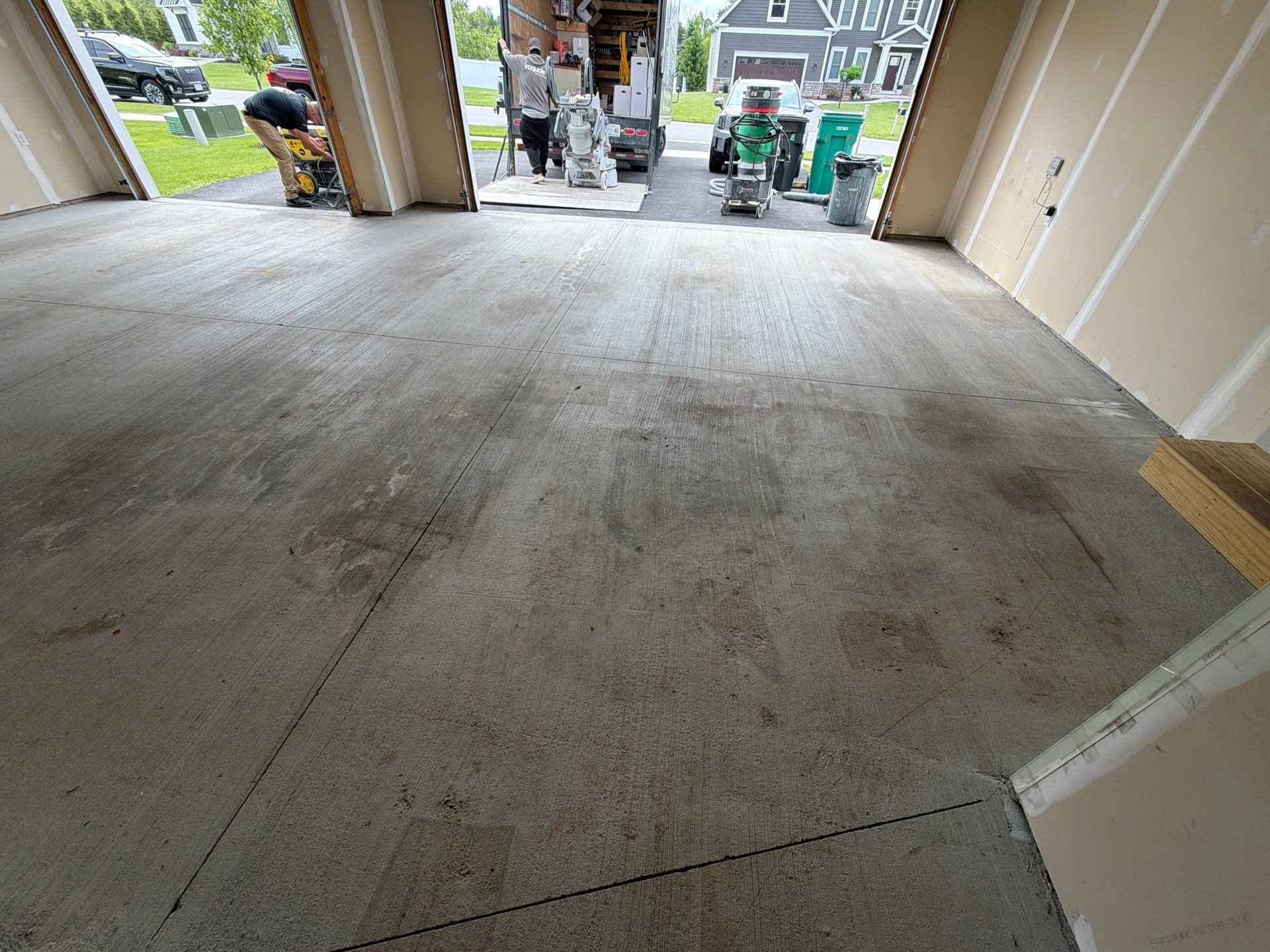 Vintage Goldmine Garage Coating by NG Masonry & Construction LLC