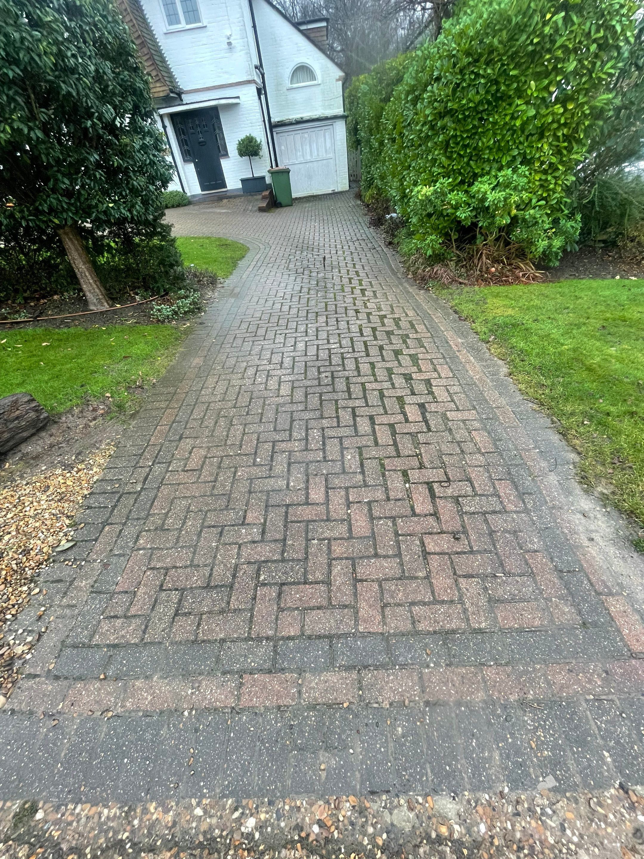 Driveway Clean using honda 21 ltr/min by Ges Exterior Cleaning ltd