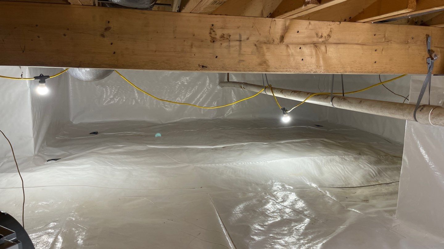 Crawl Space Waterproofing & Encapsulation using GrateProducts by Toledo Basement Repair