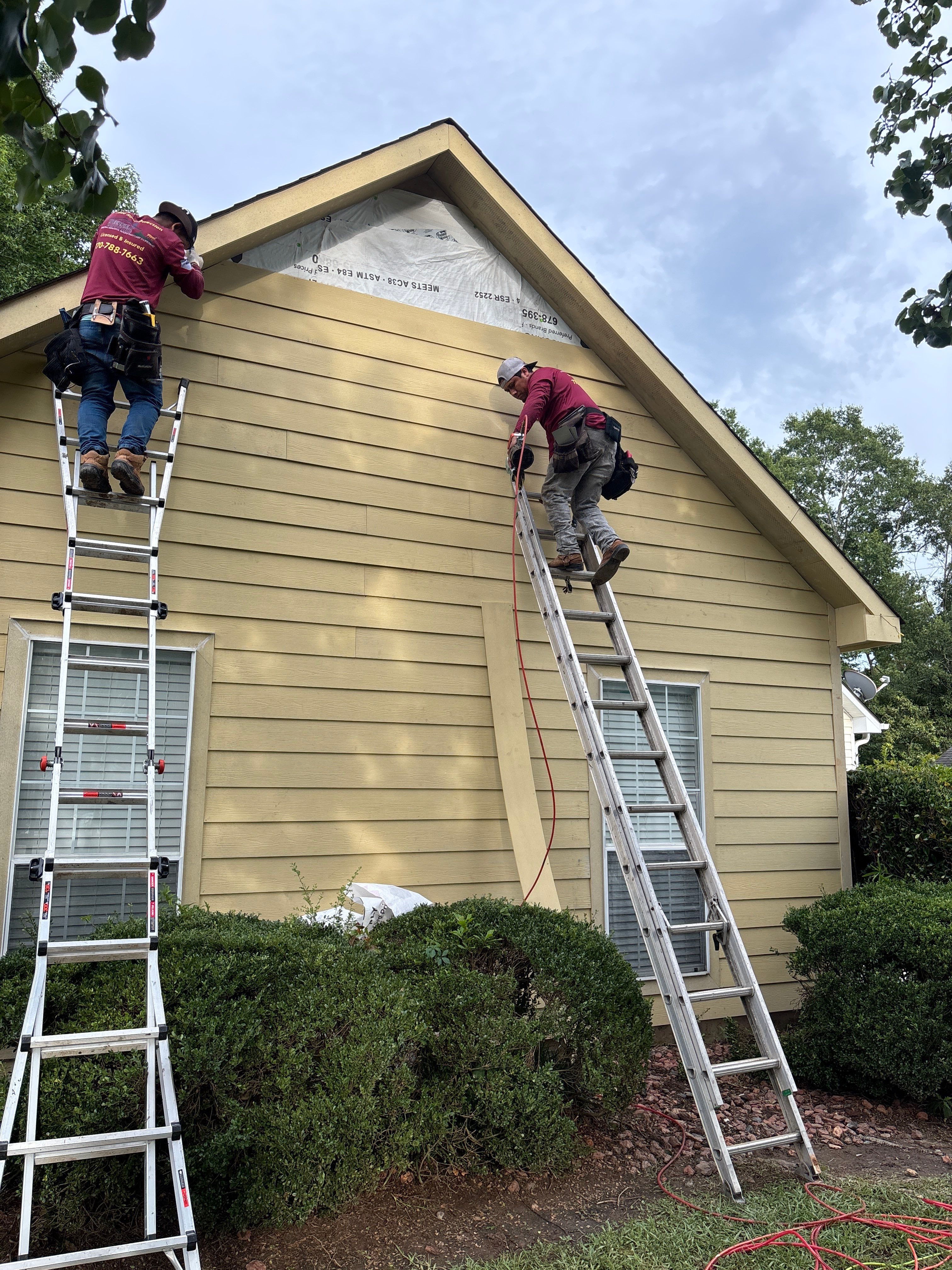 Siding replacement  by Deerfield Roofing LLC