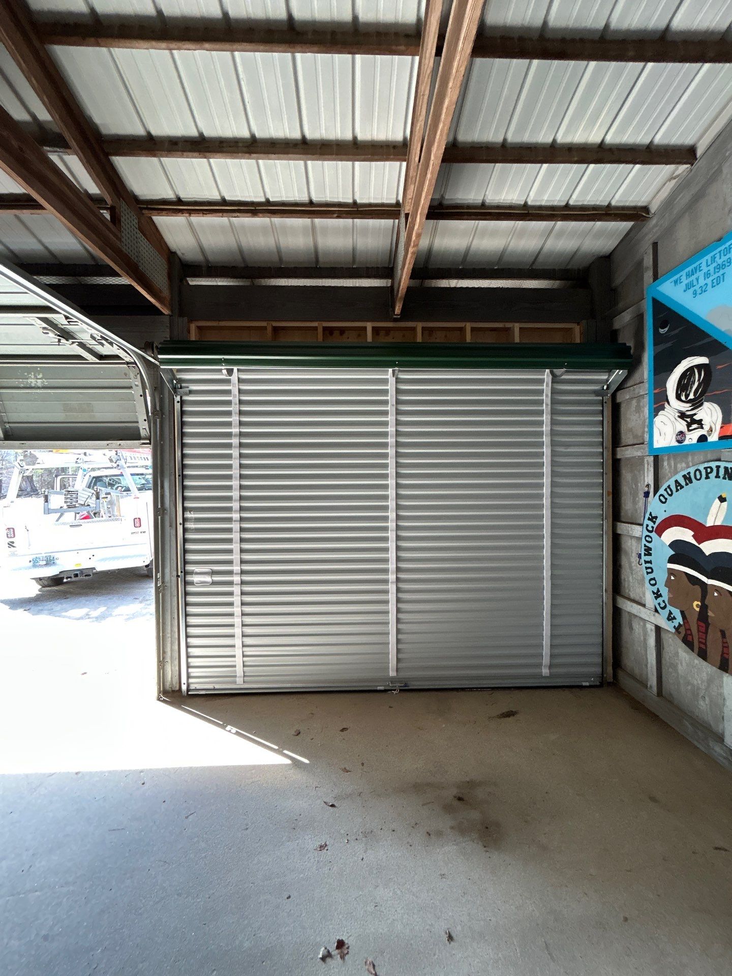 Door Installation using Tractrite Rollup Commercial Garage Door by Keene Door