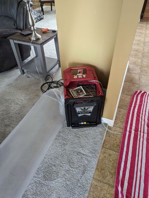 Emergency Service Water Damage using Air Movers