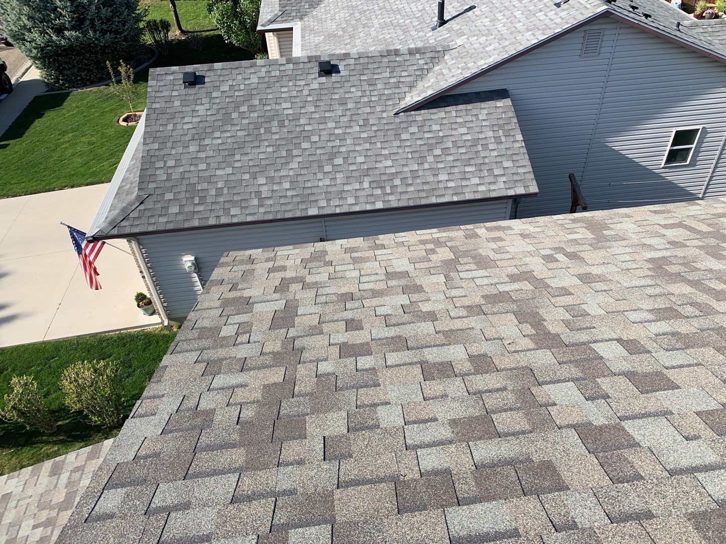 Nampa Idaho Two Story Residential Roofing Installation using Owens Corning by ID Roofing LLC