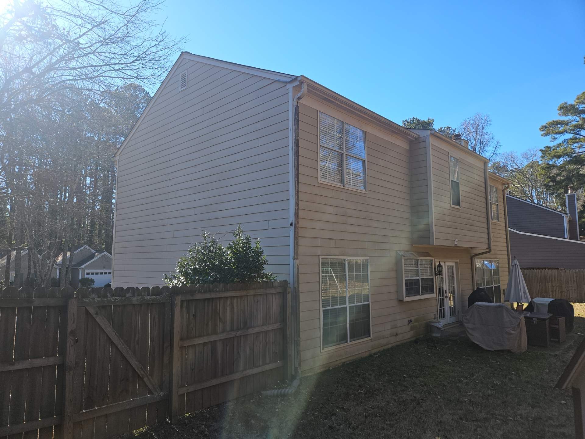 Rotten Wood Replacement and Exterior Painting using James Hardie and Sherwin-Williams SuperPaint by Nelson Exteriors