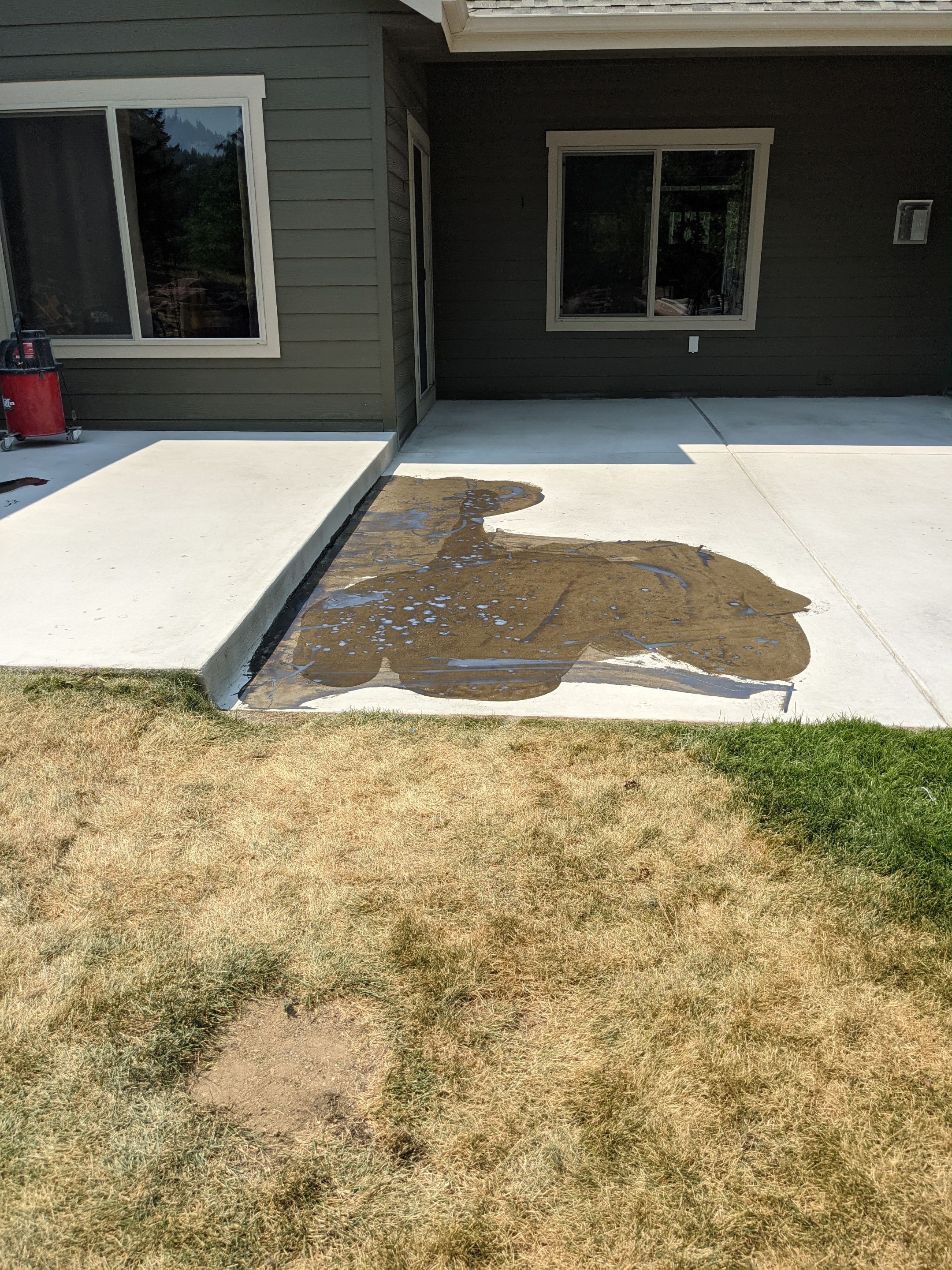 Patio and Walkway using Pebble Beach by Croc Coatings, LLC