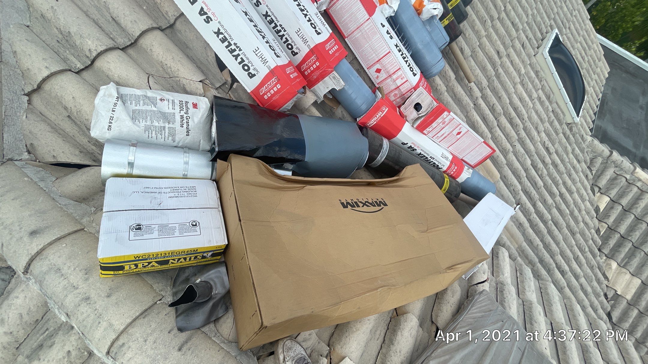 Residential Roofing Installation using 1" Nail strip metal roof by BLUES BROTHERS CONSTRUCTION CORP