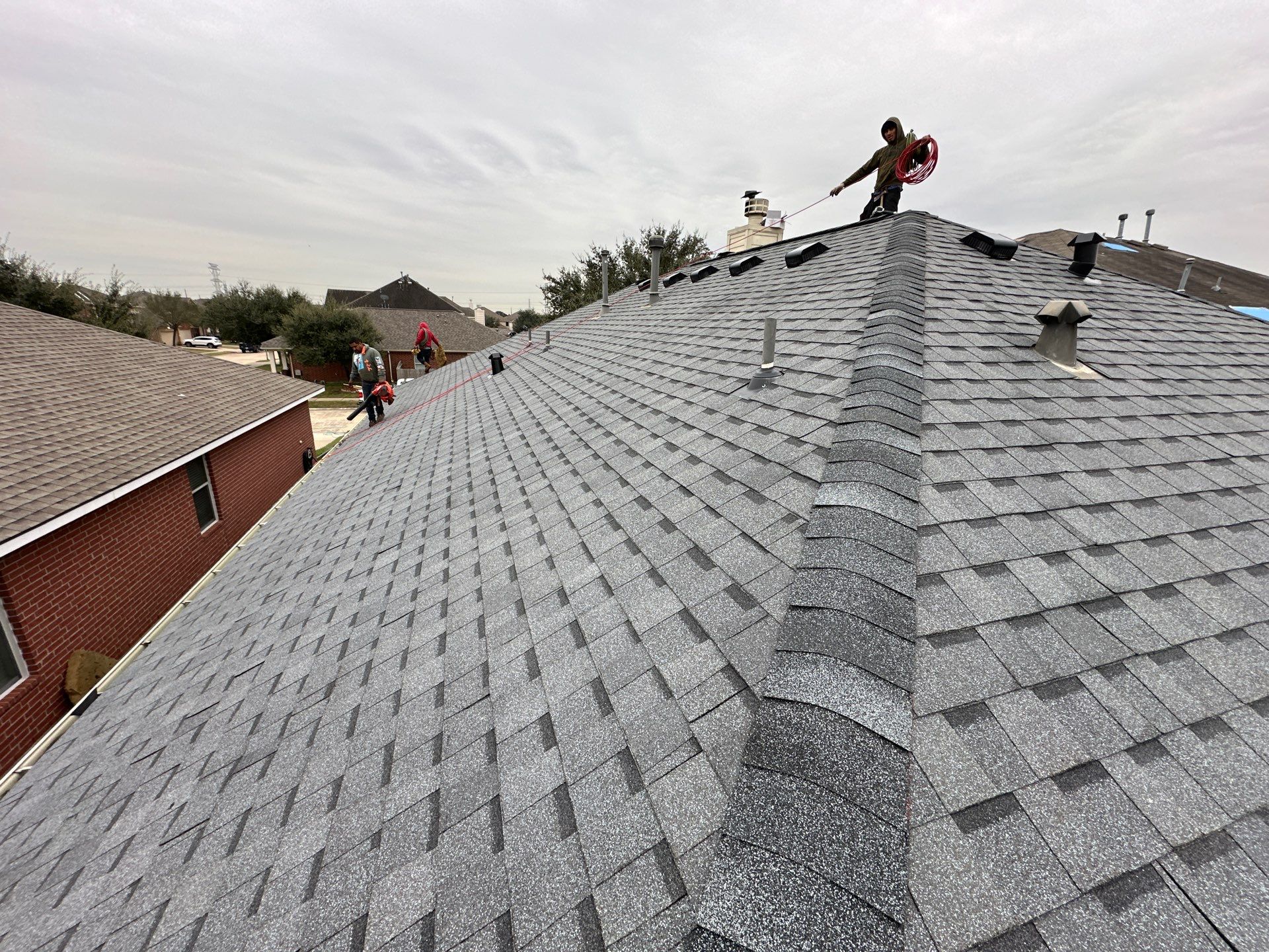 Project in Houston by Motion Roofing