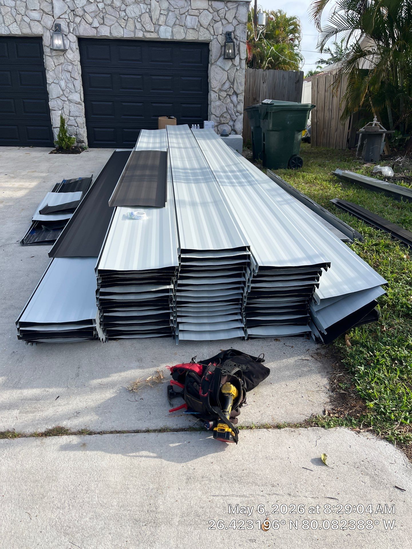 Residential Roofing Installation using 1.5'' Mechanical Seam by BLUES BROTHERS ROOFING