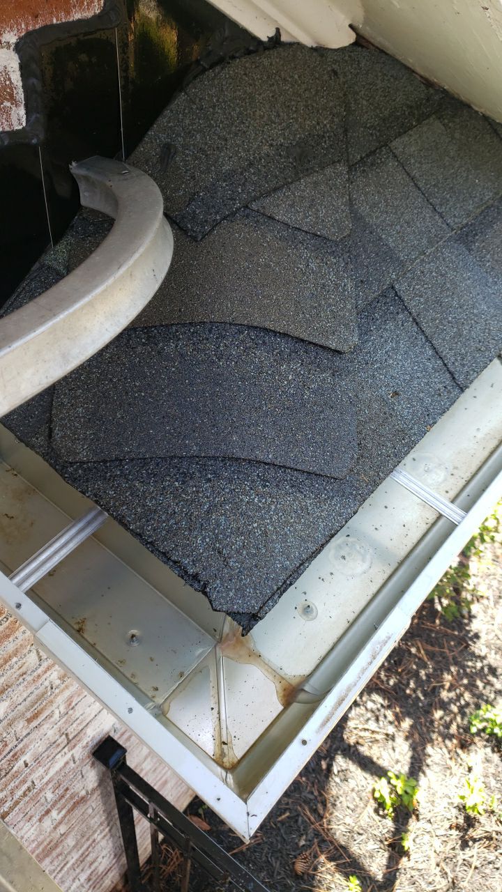 Gutter Cleaning using water by Power Wash Masters LLC