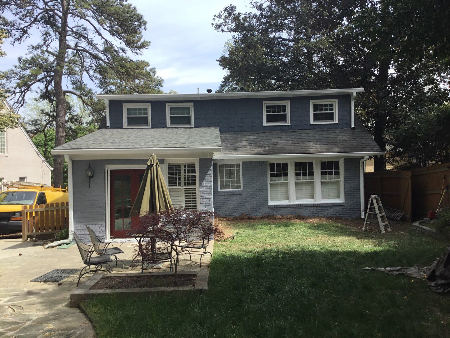 Custom Shingle Siding Installation and Brick Painting in Atlanta by Swift Home Renovations