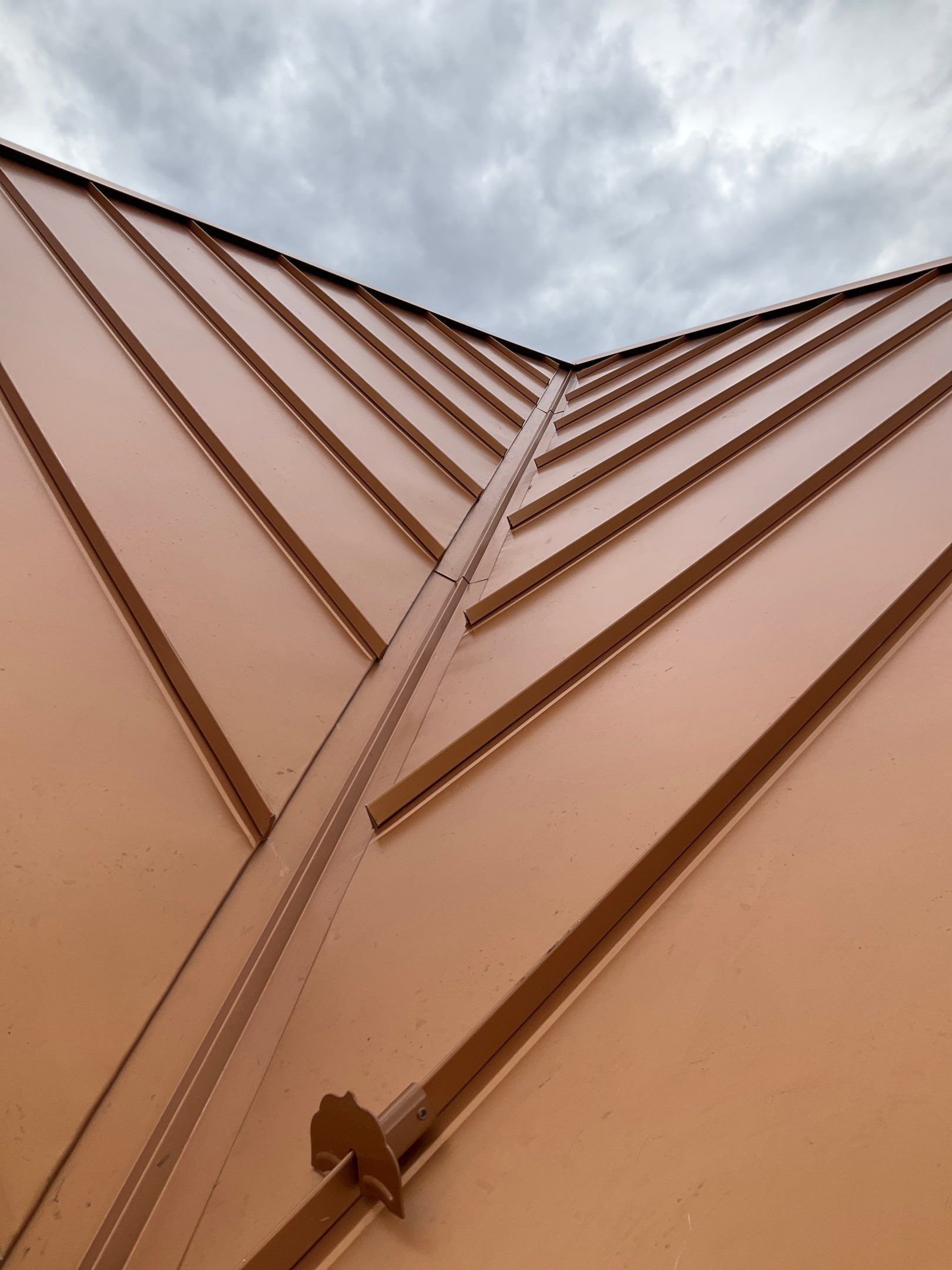Standing Seam Roof – Copper Finish by Esh Builders