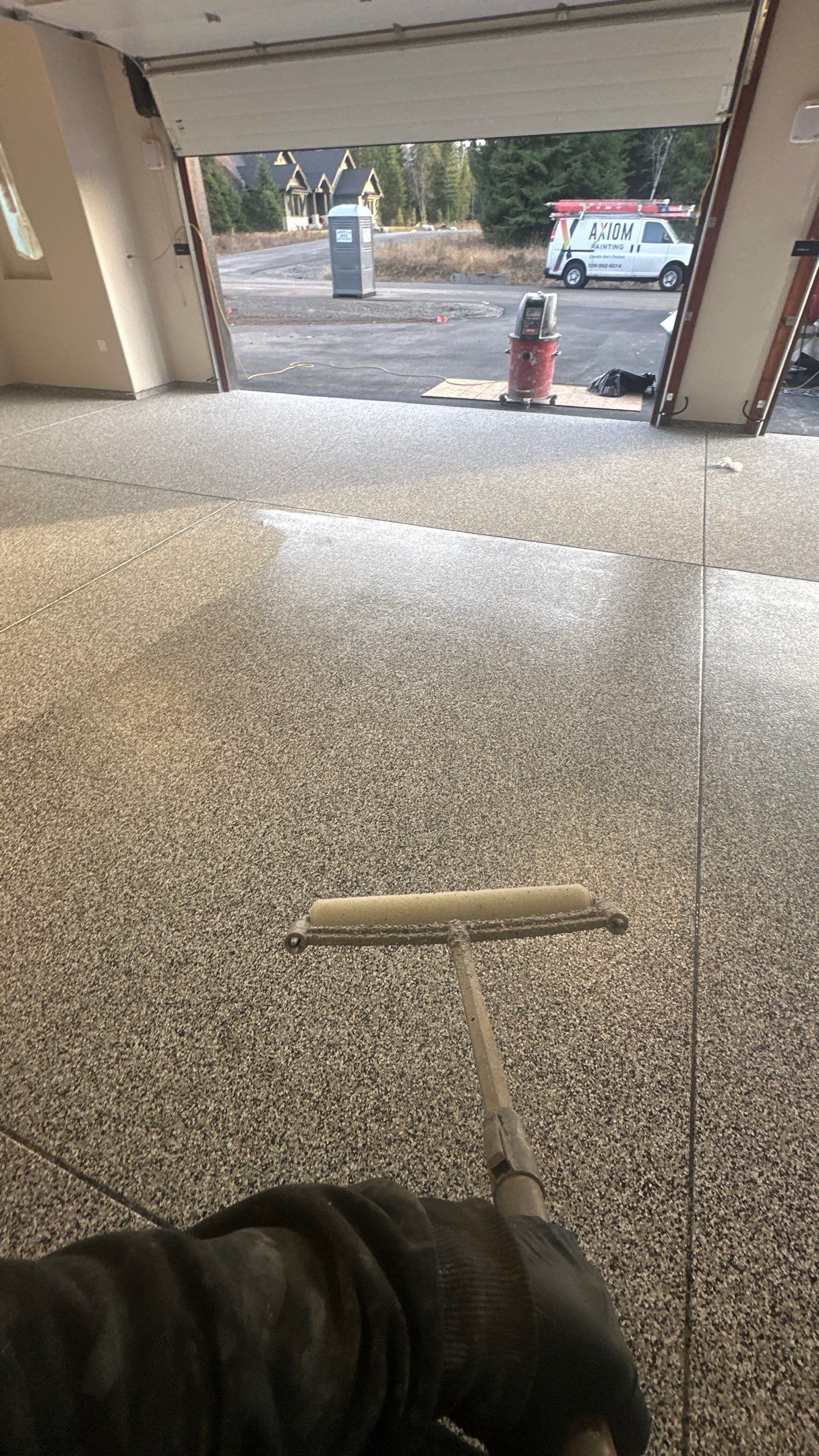Garage Transformation using Domino by Croc Coatings, LLC